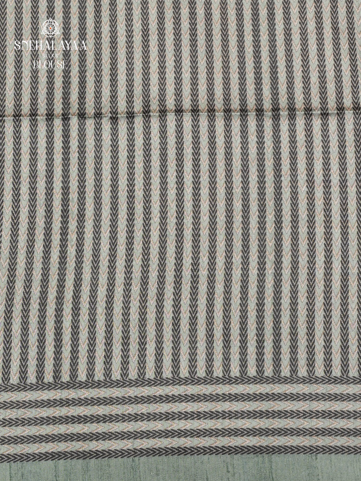 Pastel Green Tussar Embroidery Saree