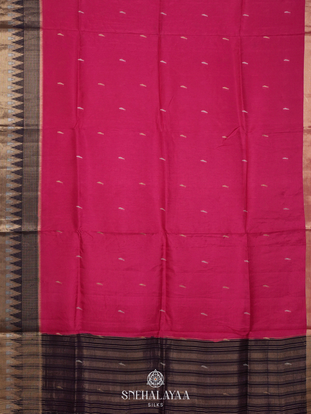 Pink Banaras Silk Saree