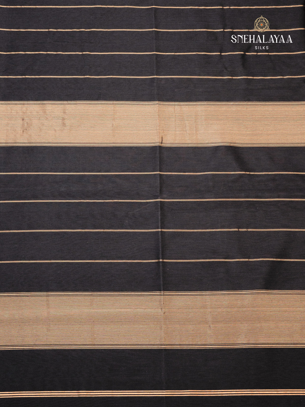 Black Maheshwari Silk Cotton Saree