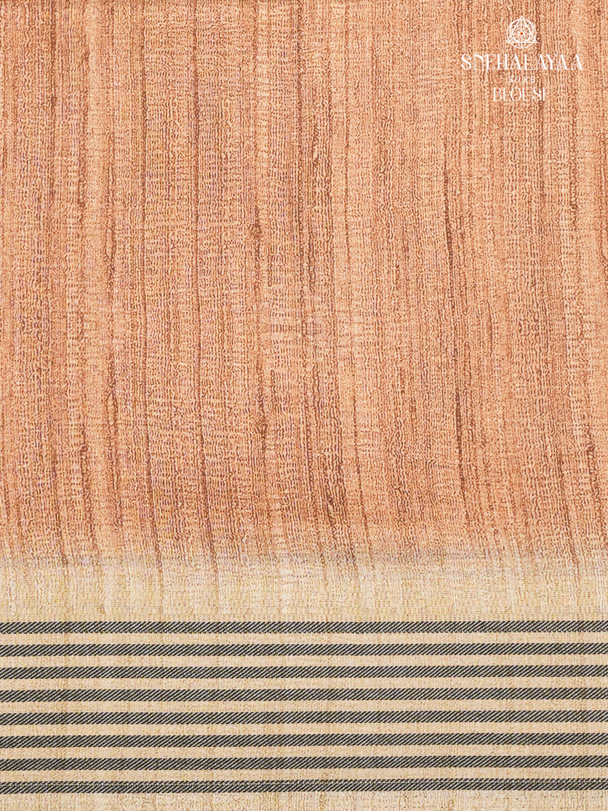 Mustard Kalamkari Tussar Saree