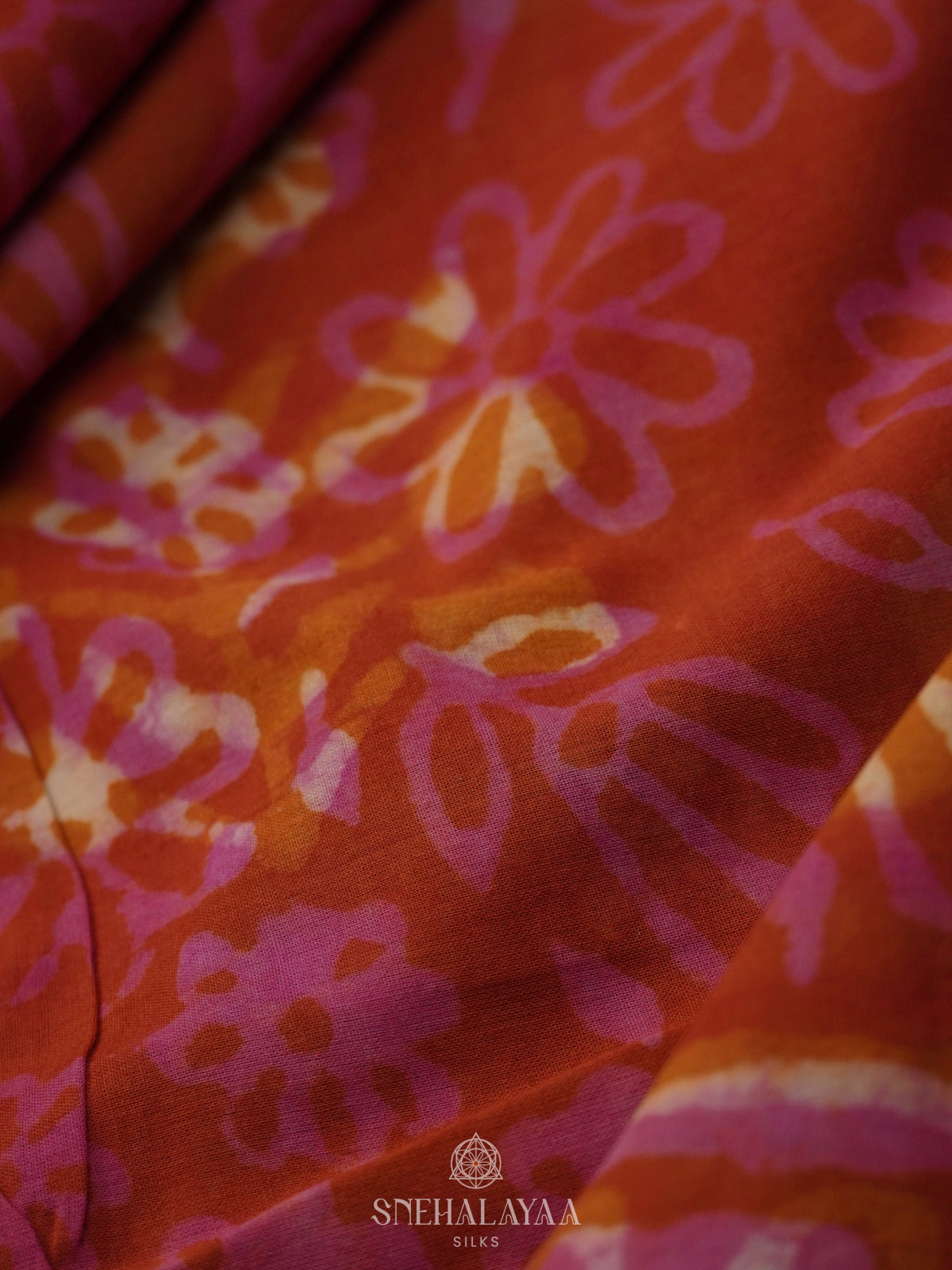 Maroon Jaipur Cotton Saree