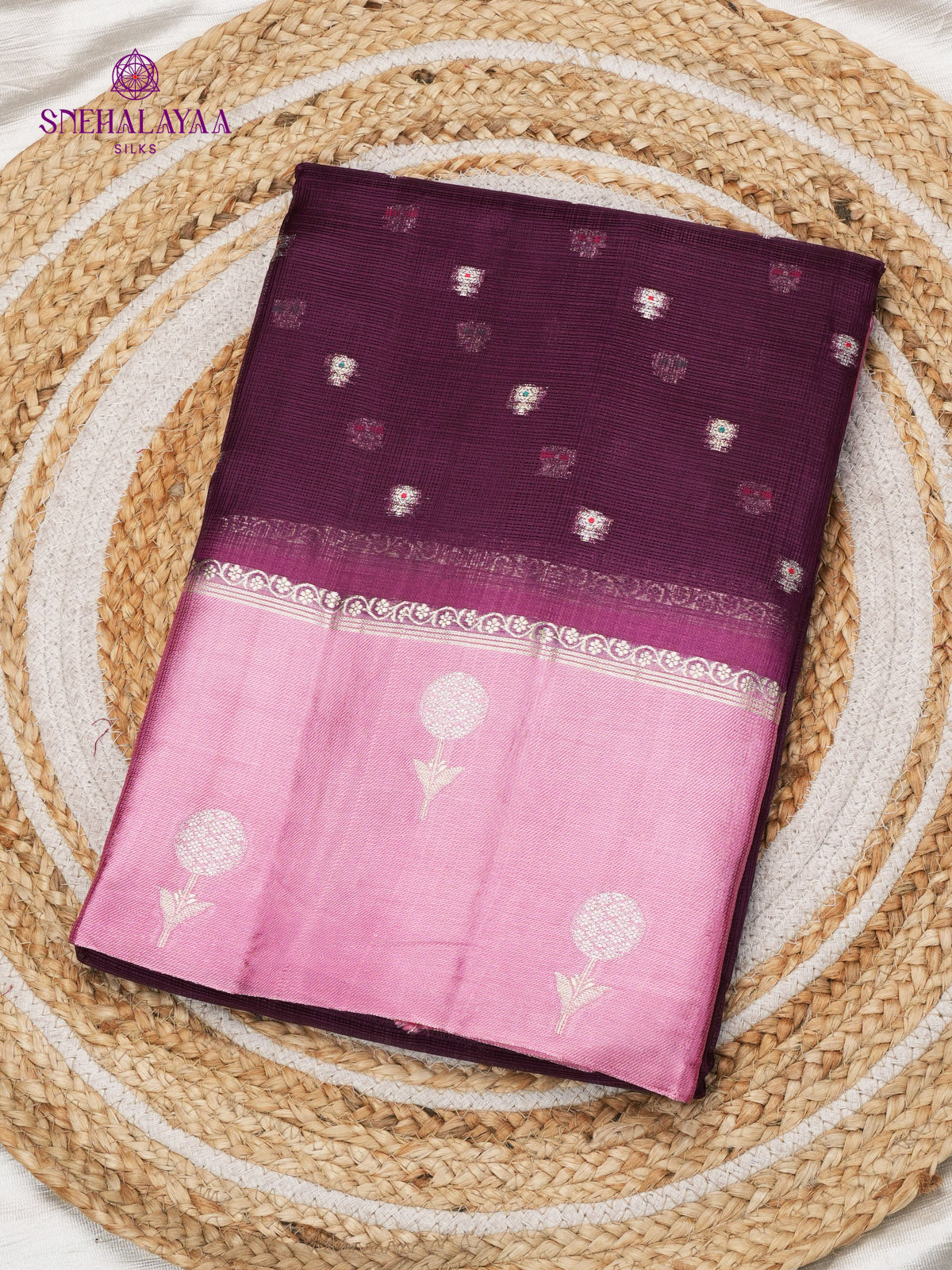 Rich Purple Banaras Kota Saree