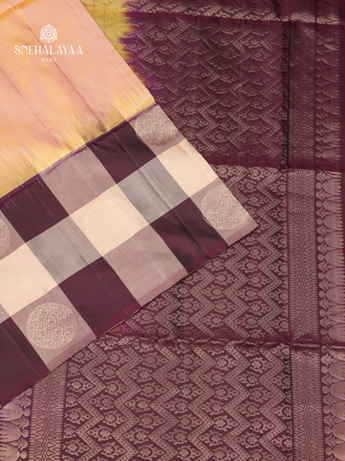 Cream Soft Silk Saree