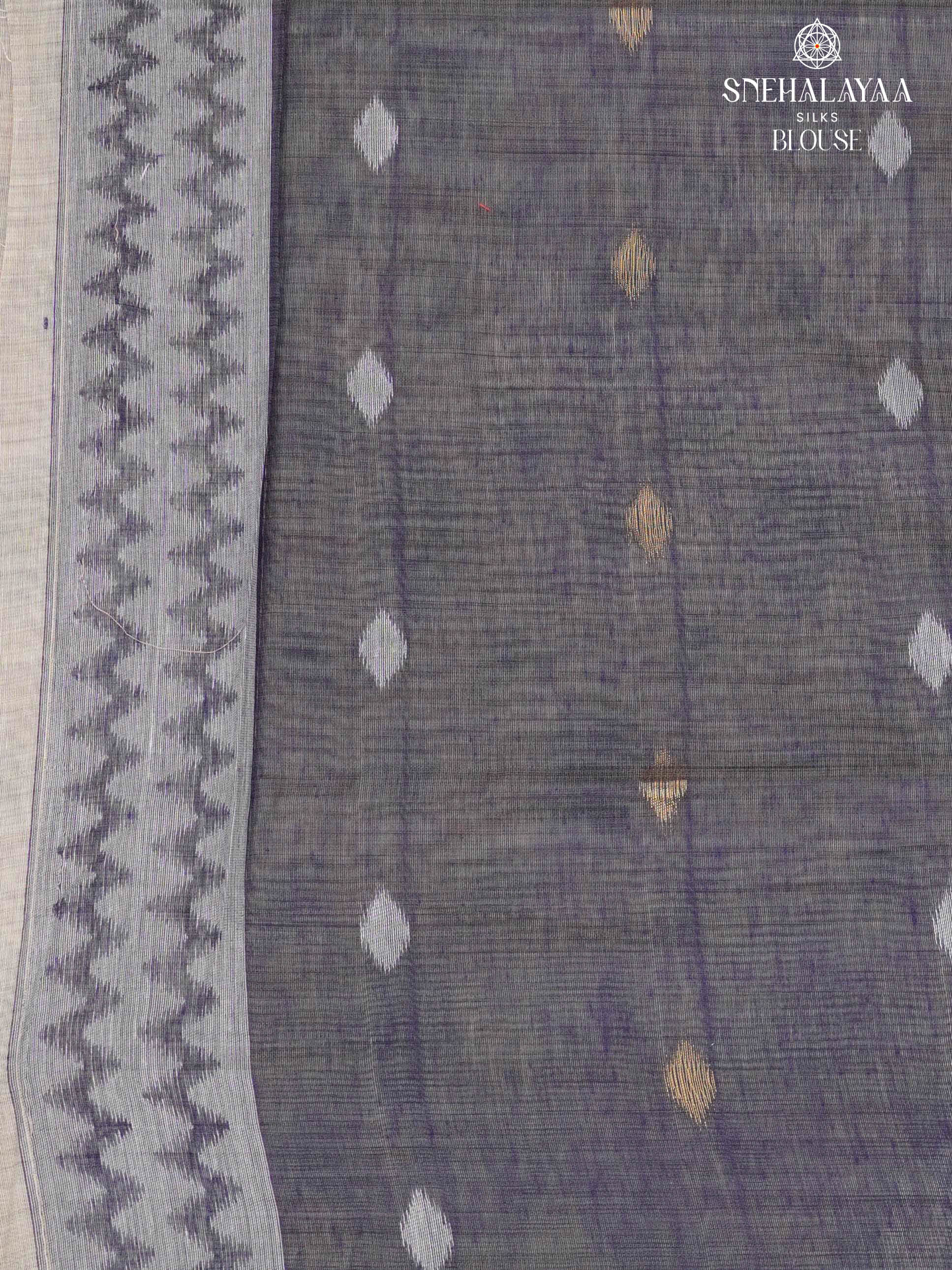 Off White Munga Cotton Saree