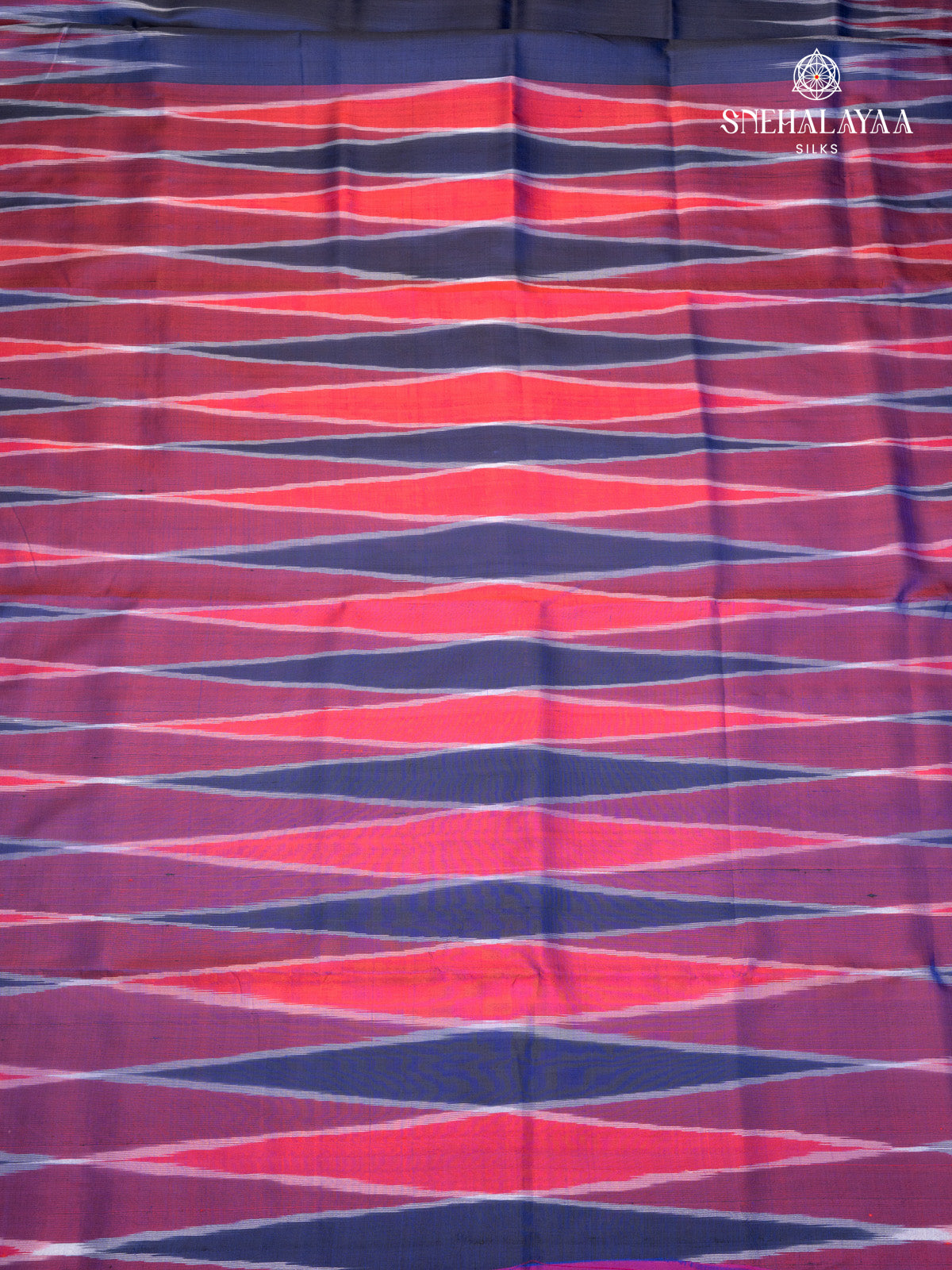 Navy Blue Katan Silk Saree