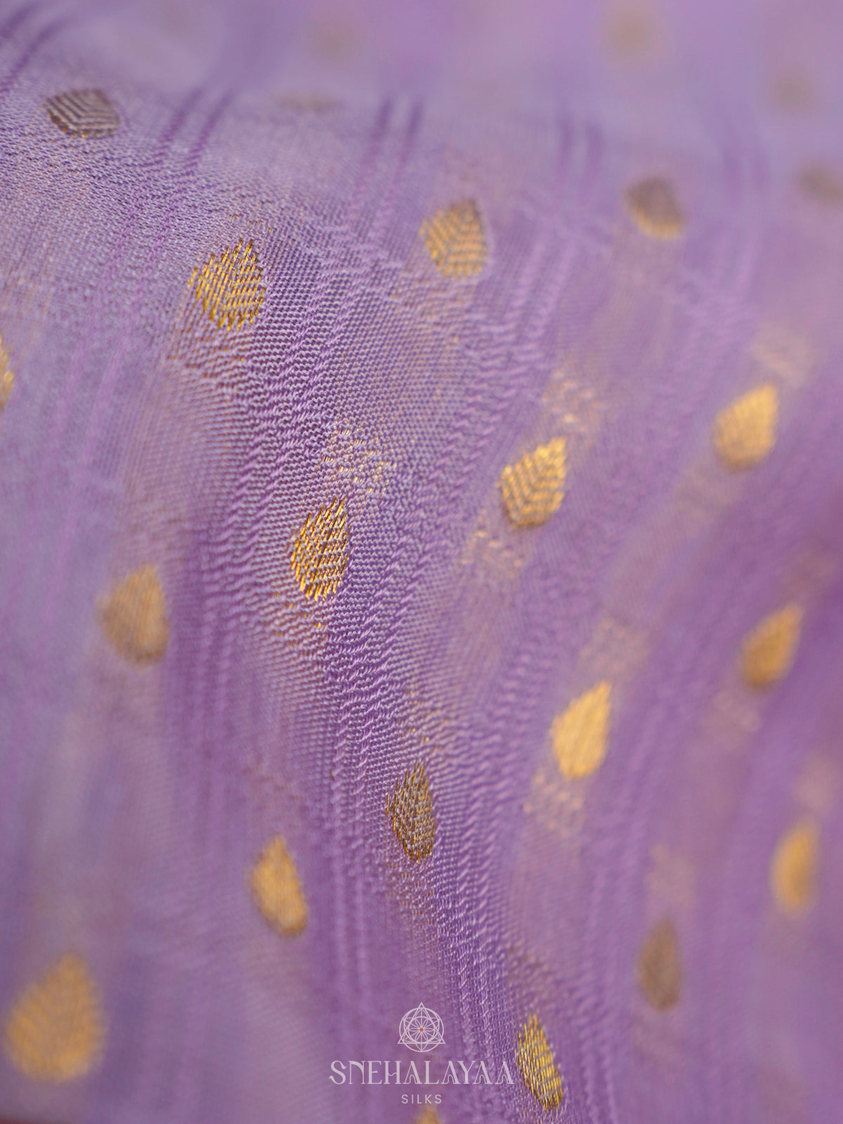 Lavender Kanjivaram Silk Saree