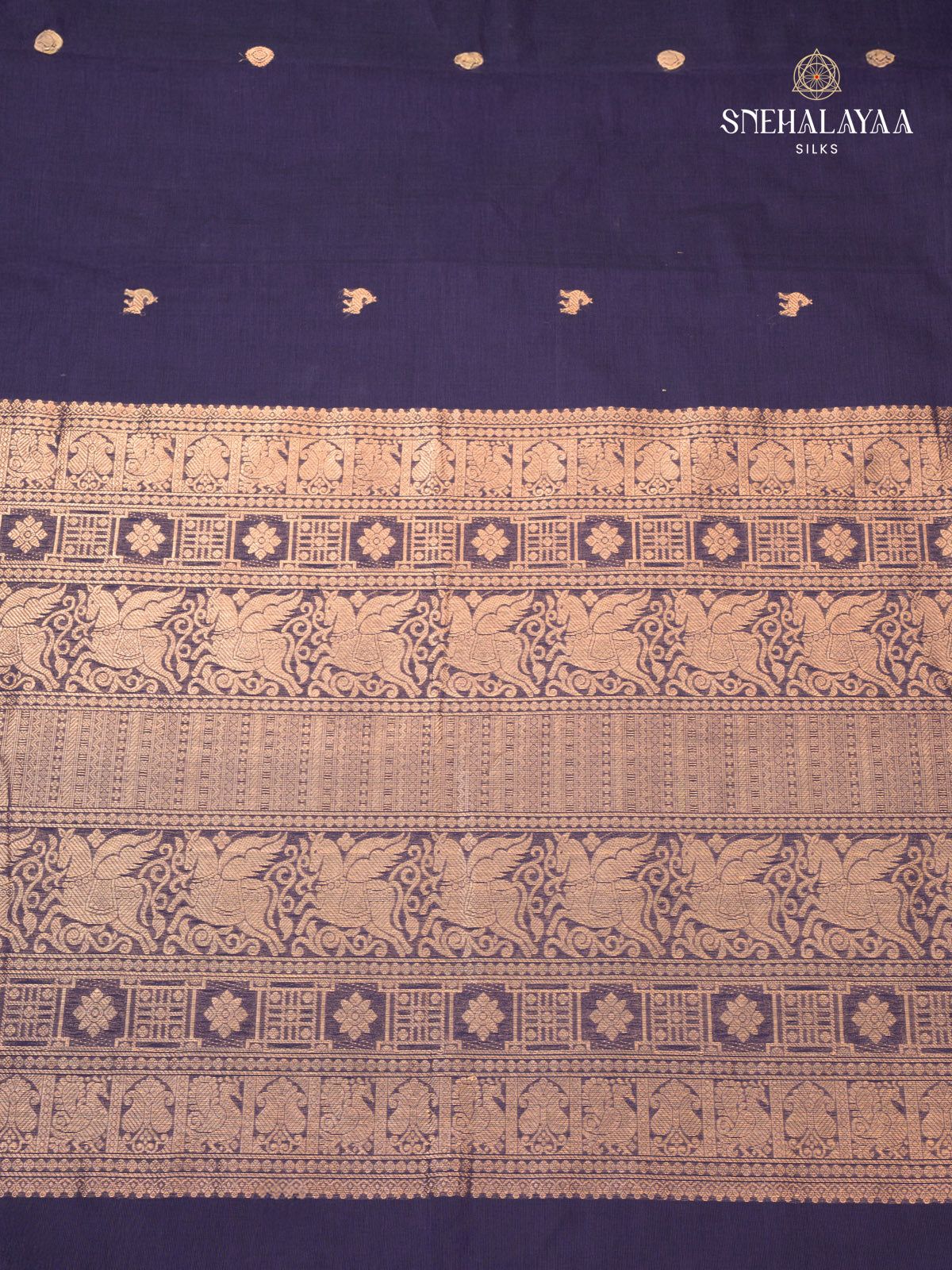 Violet Kanchi Cotton Saree
