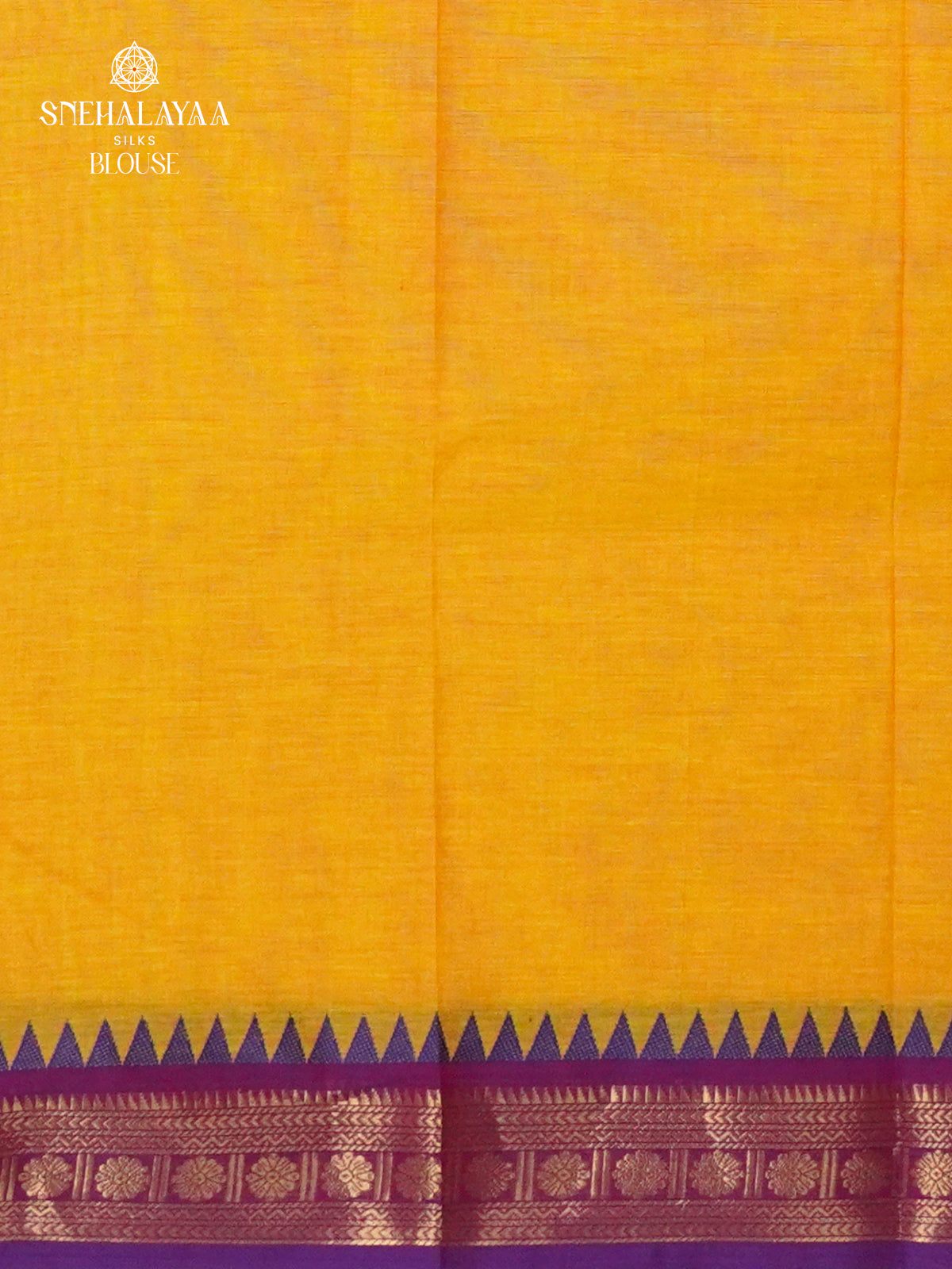 Mango Yellow Chettinad Cotton Saree