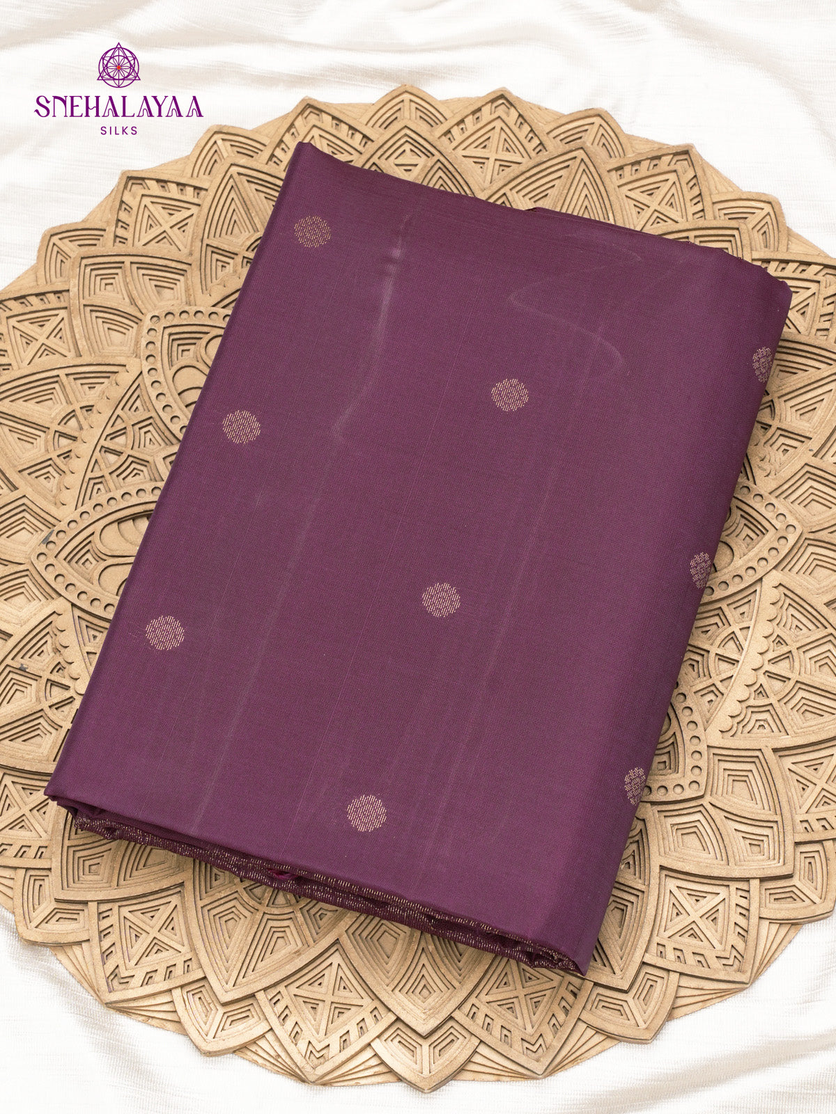 Purple Kanjivarm Soft Silk saree