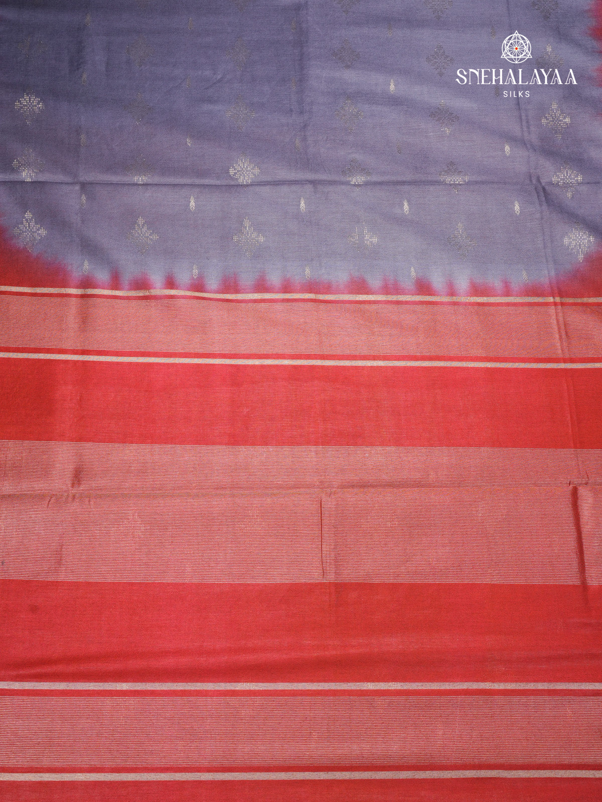 Grey Bamboo Silk Saree