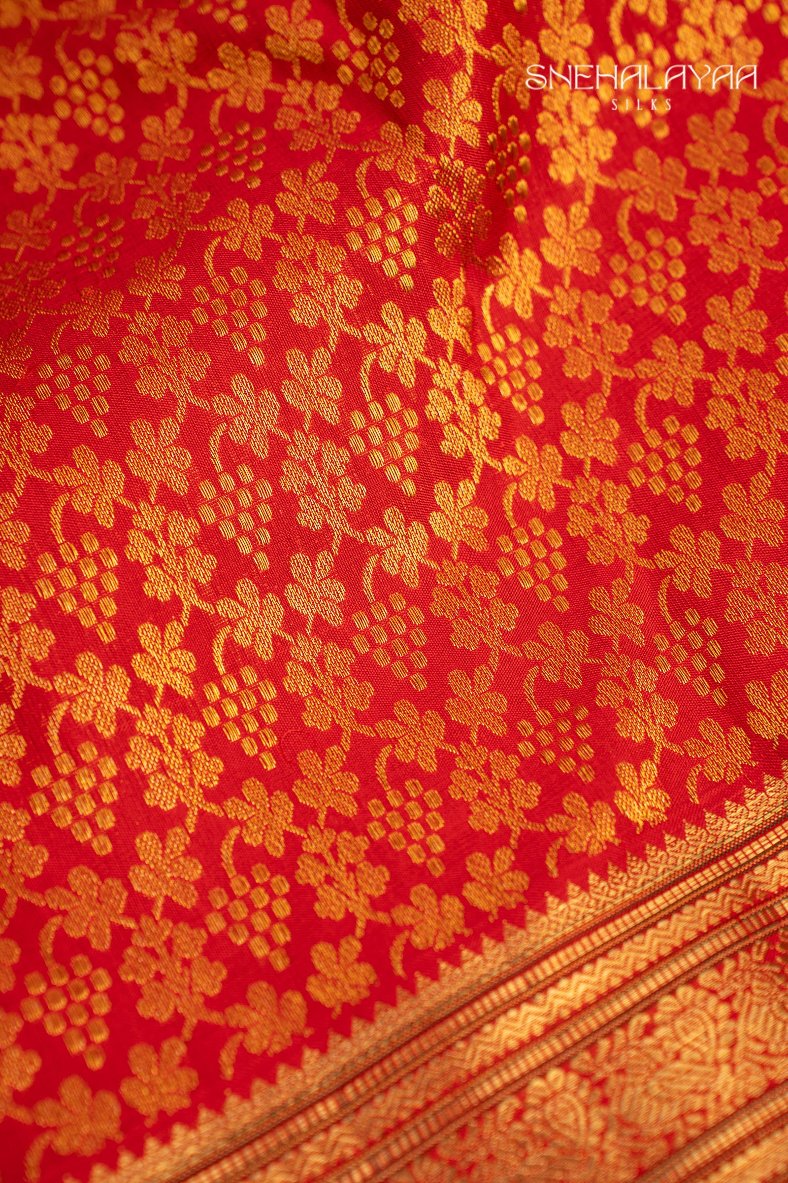 Red Kancheevaram Silk Saree