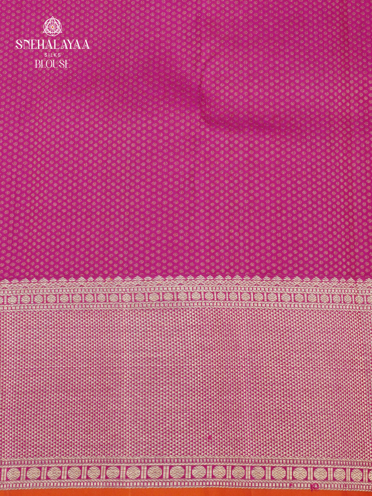 Rust Orange Kanjivaram Silk Saree