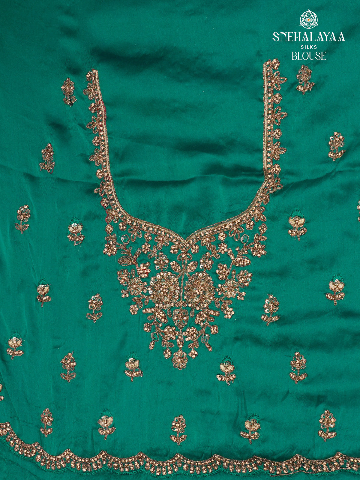 Green Designer Saree