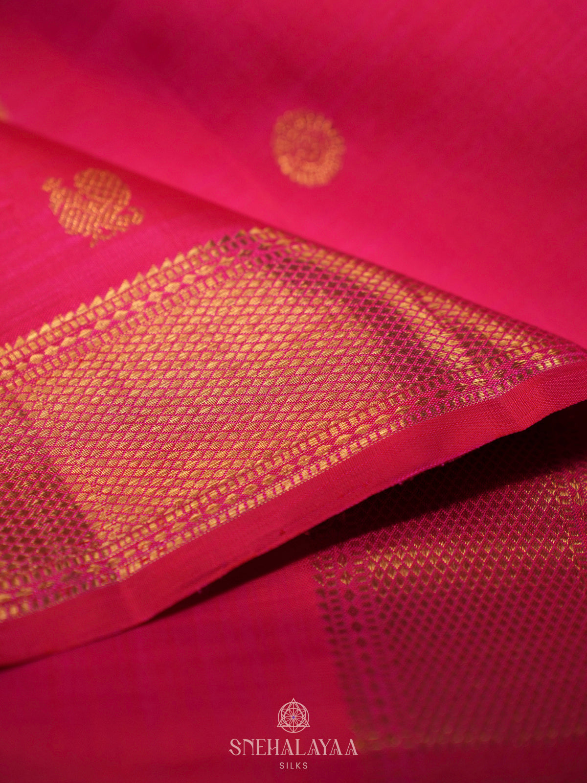 Pink Kanjivaram Silk Saree