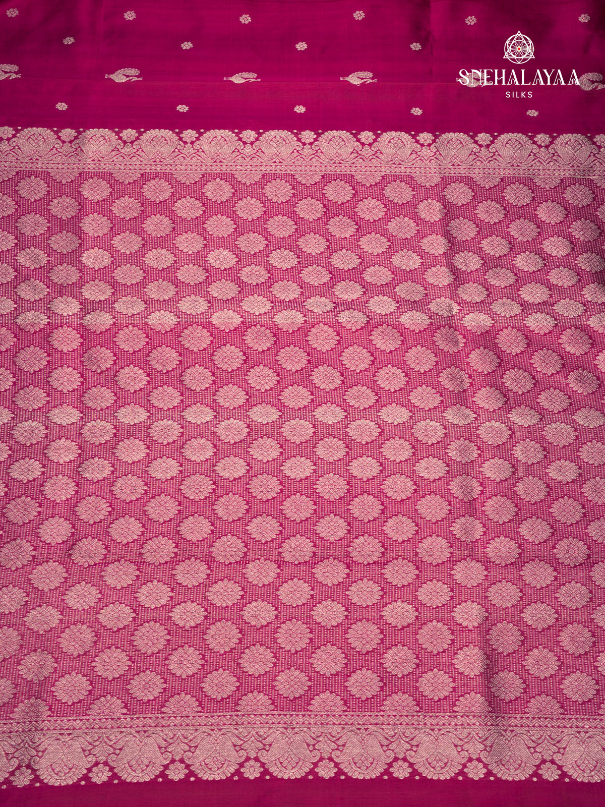 Burgundy Venkatagiri Silk Saree