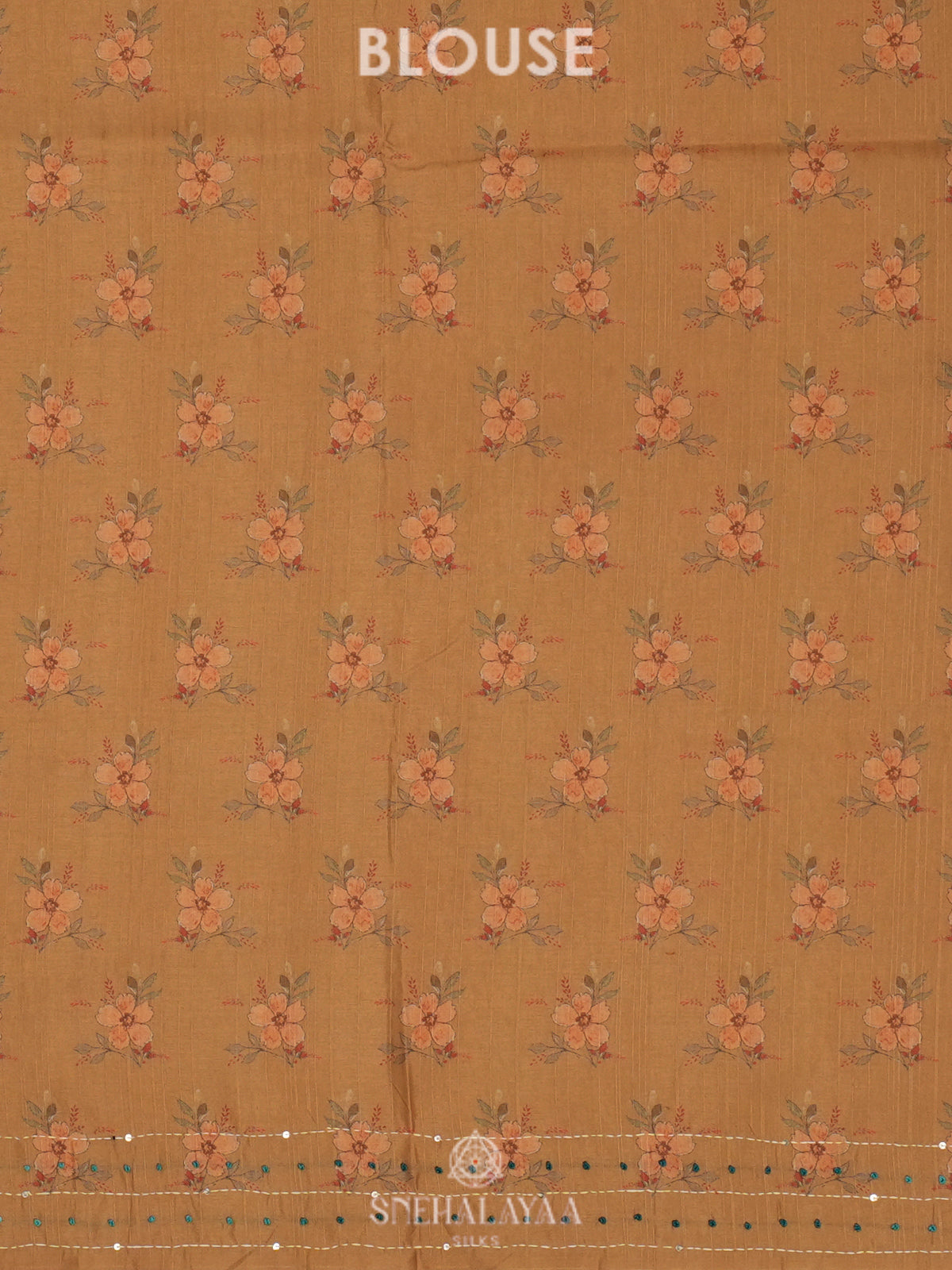 Yellow Tussar Embroidery Saree