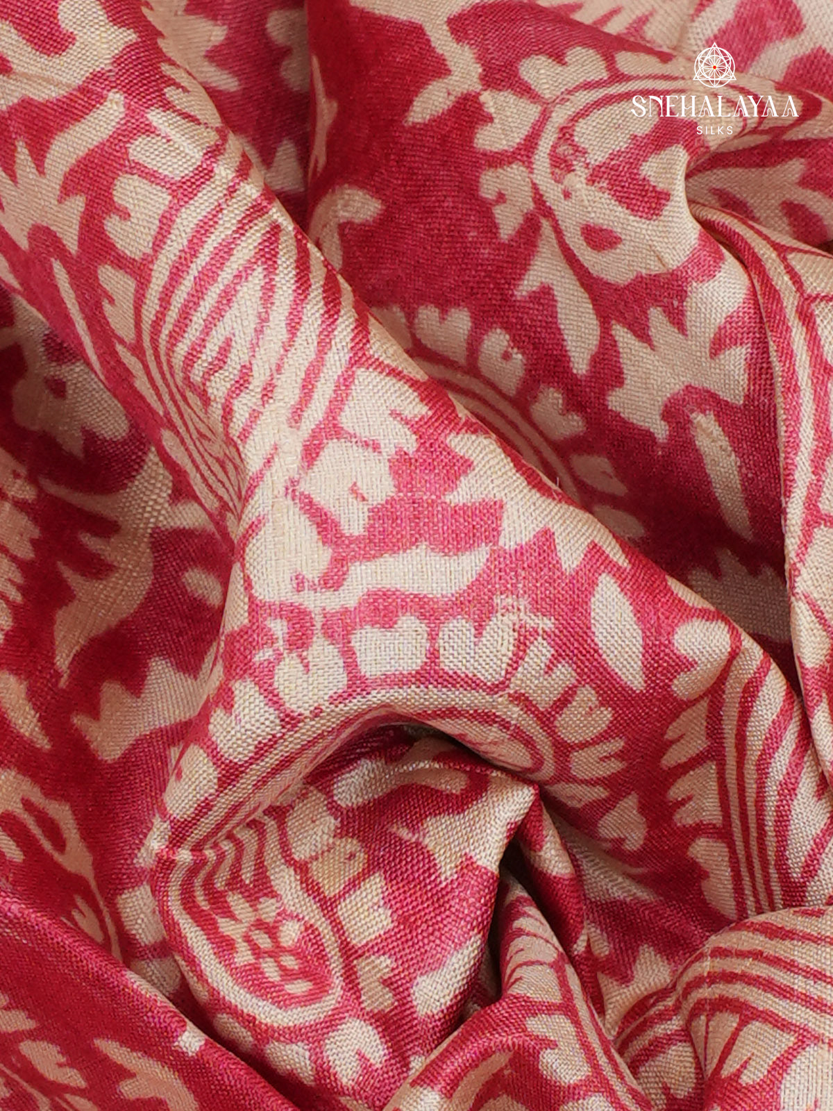 Multicolour Tussar Silk Saree