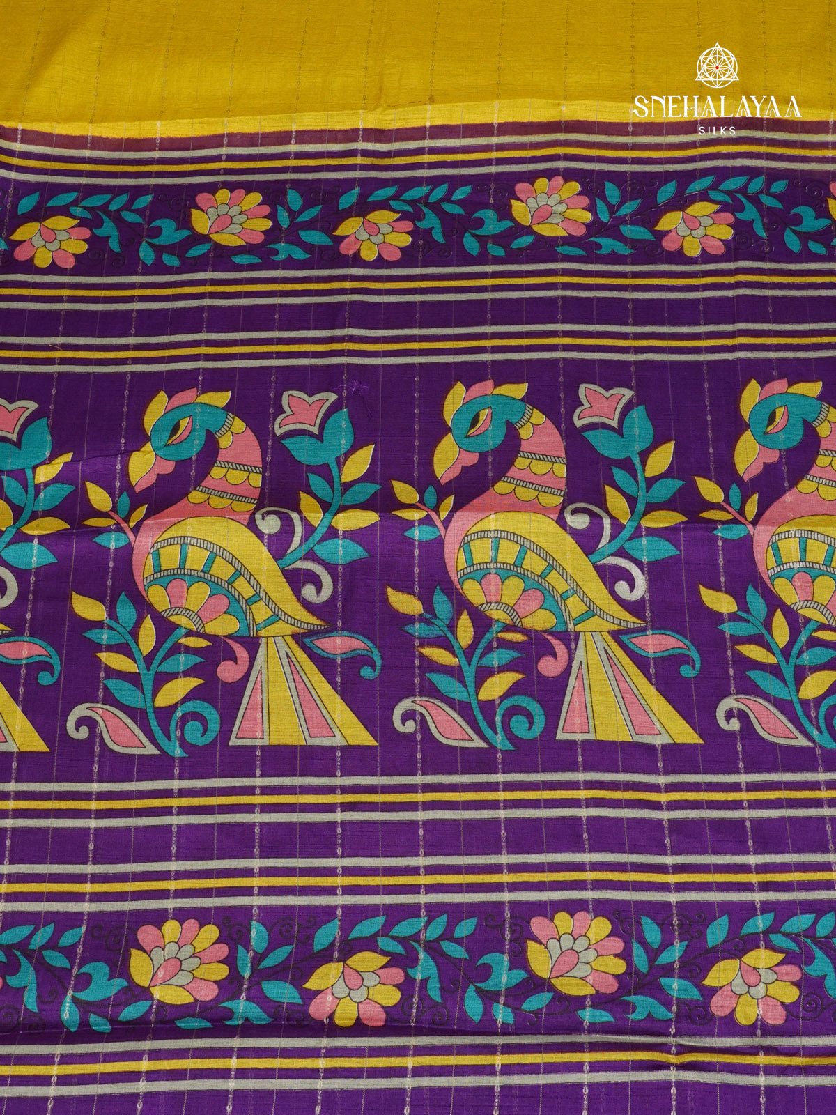 Mehendri Green Dola Silk Saree