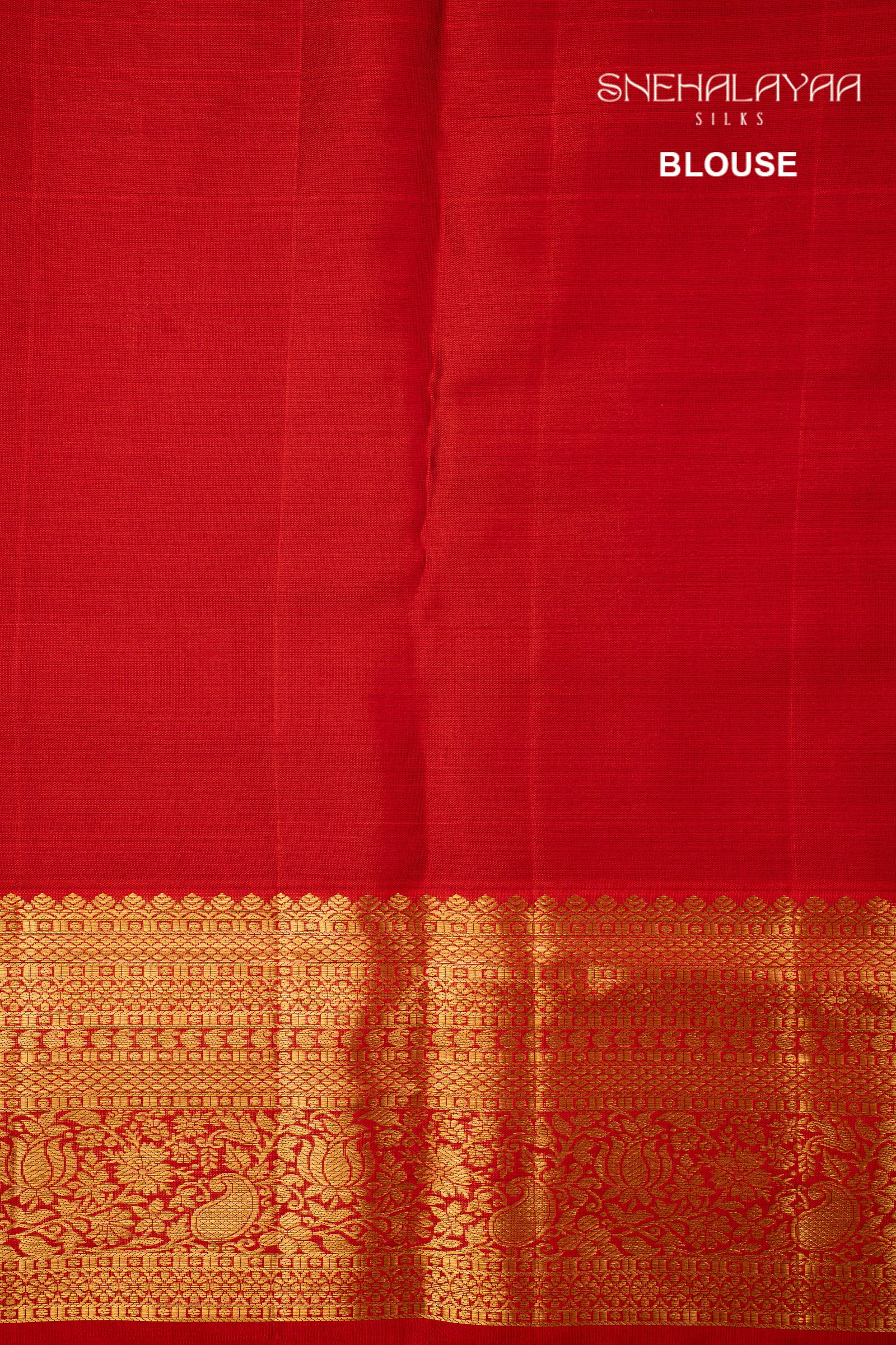 Red Kancheevaram Silk Saree