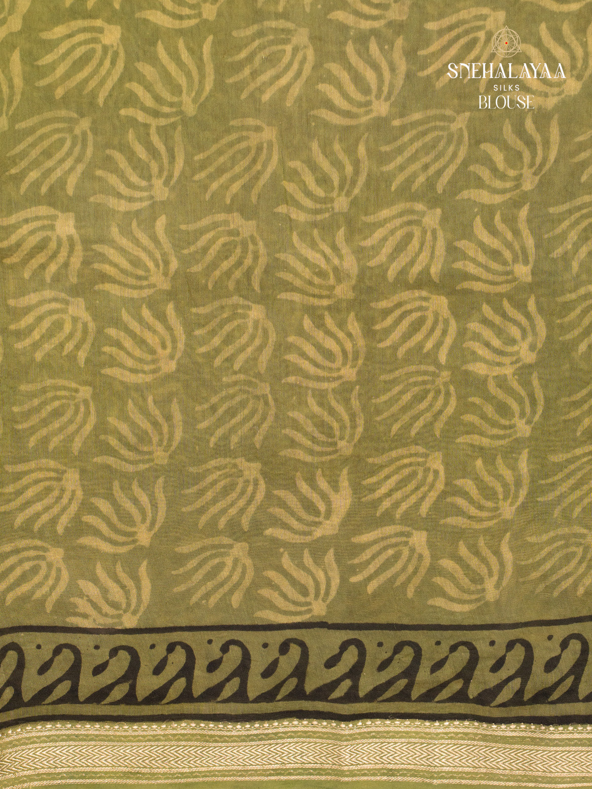 Green Chanderi Saree