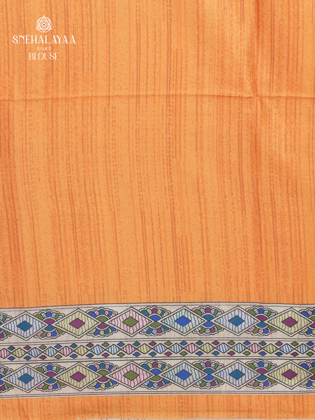 Beige with Yellow Madhubani Saree