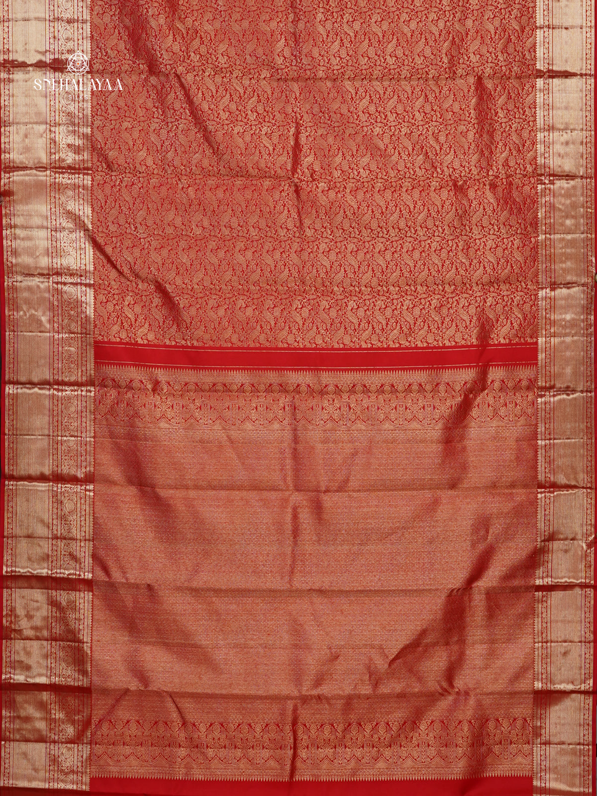 Red Kanjivaram Silk Saree