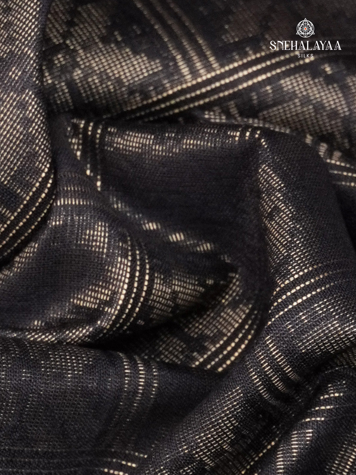 Black Bamboo Silk Saree