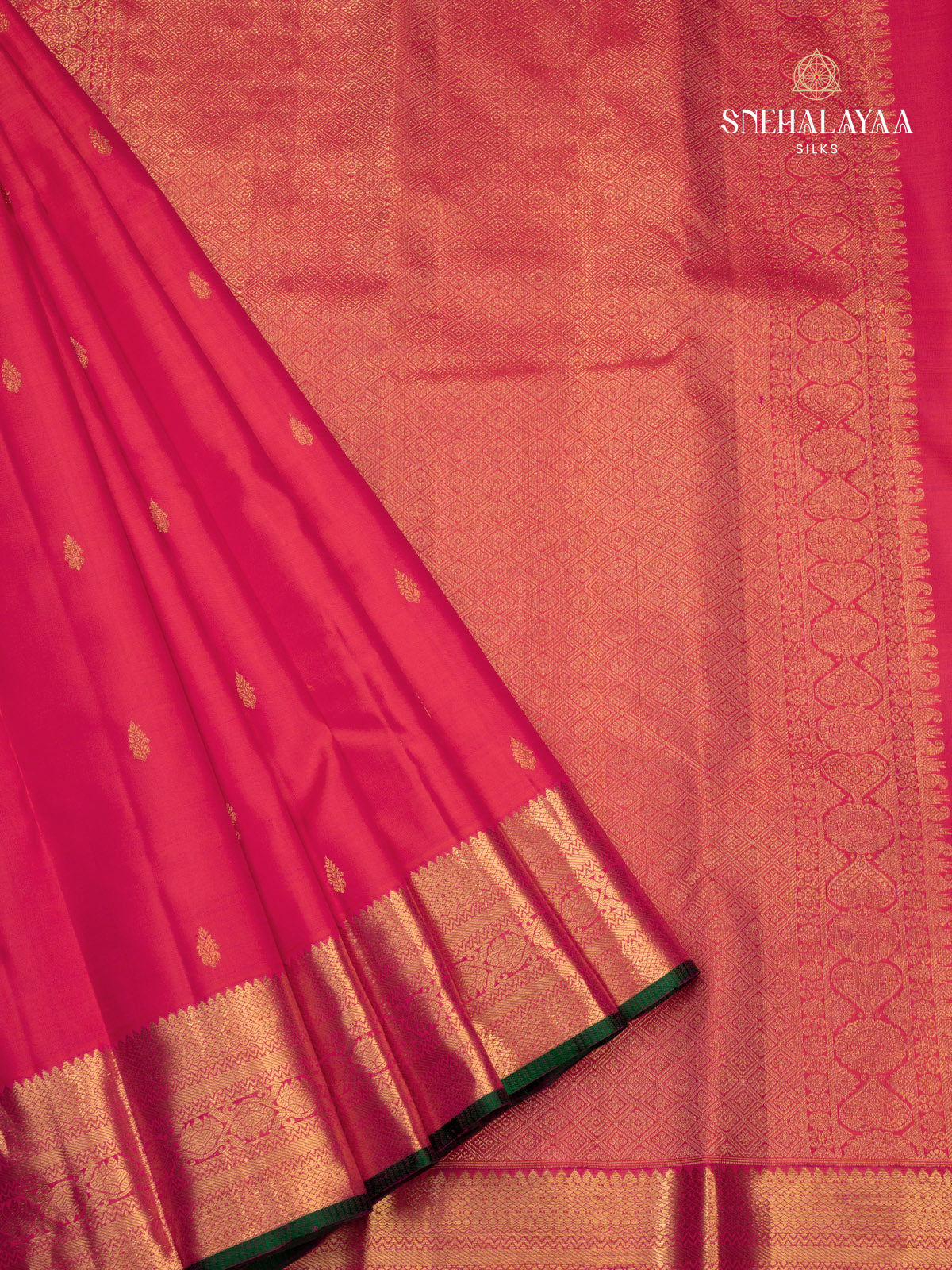 Pink Kanjivaram Silk Saree