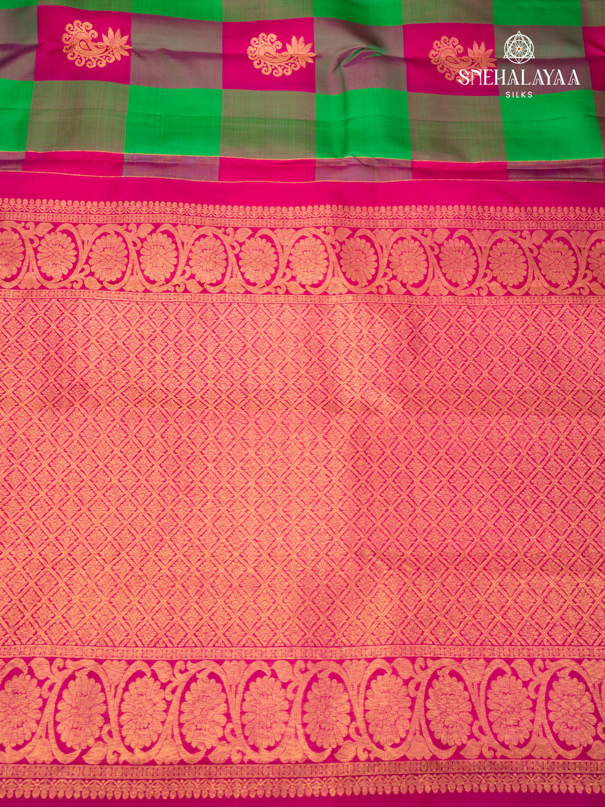 Multi Colour Kanjivaram Silk Saree