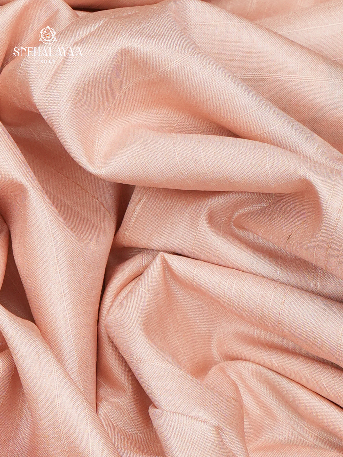 Pale Pink Tussar Embroidery Saree