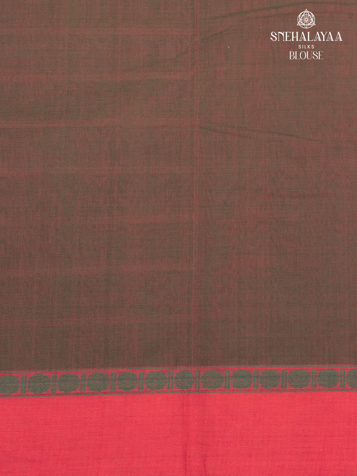 Olive Brown Kanchi Cotton Saree