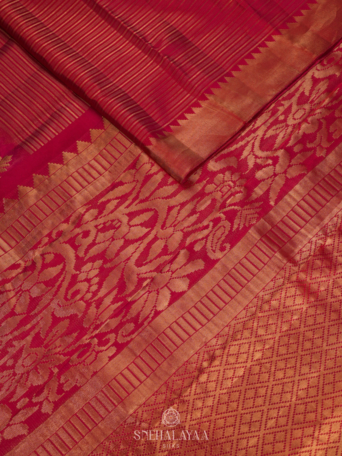 Red Kanjiavaram Silk Saree