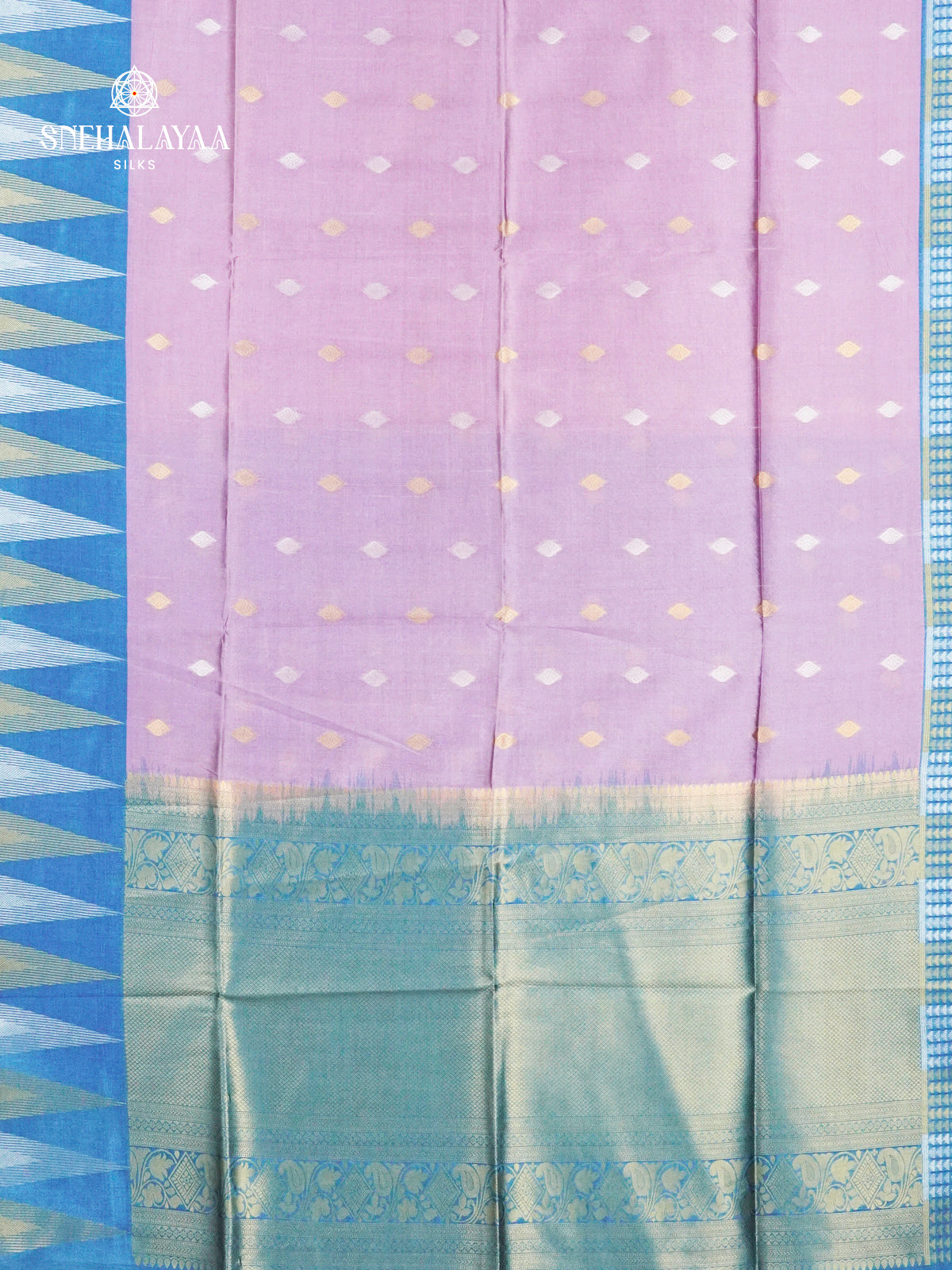 Lilac Jute Saree