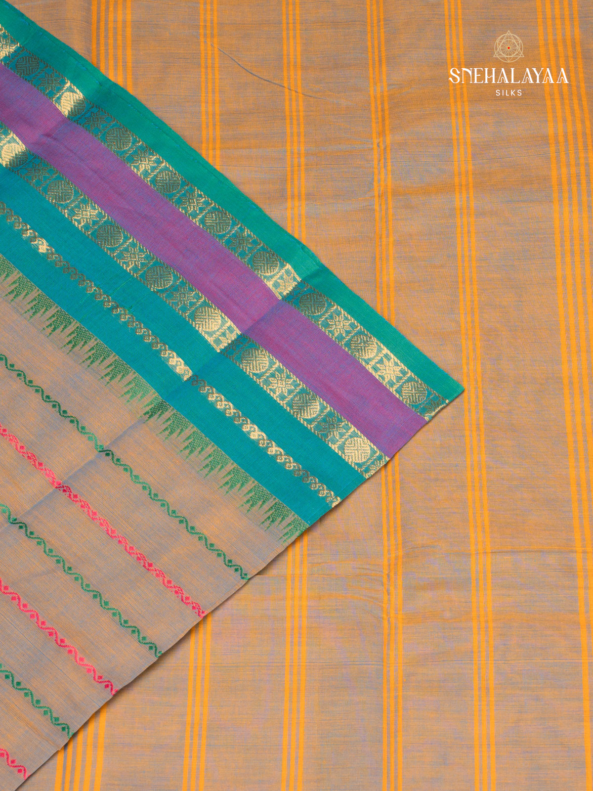 Grey Chettinad Cotton Saree