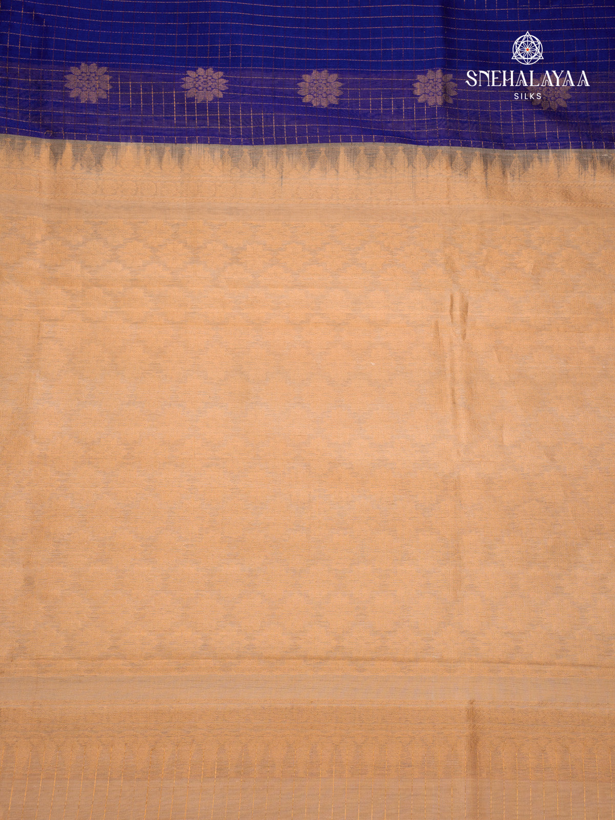 Navy Blue Kanchi Silk Cotton Saree