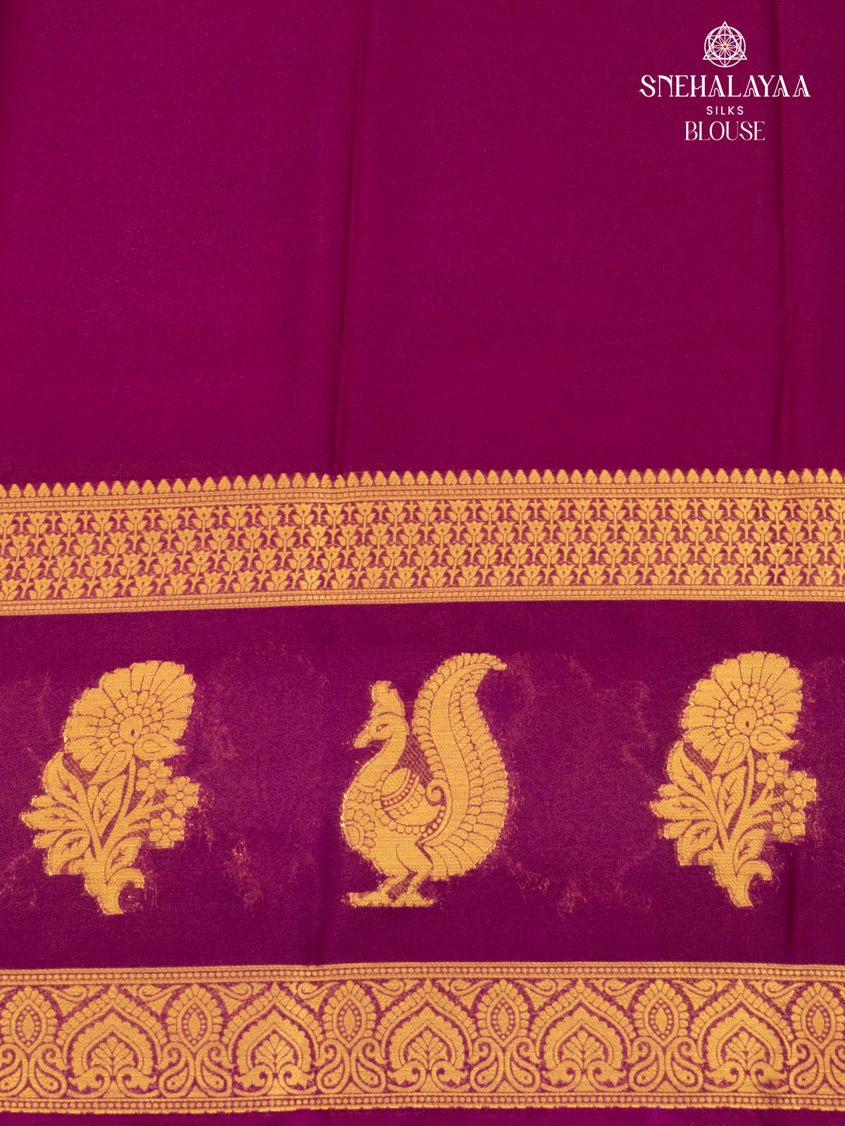 Lavender Mysore Silk Saree