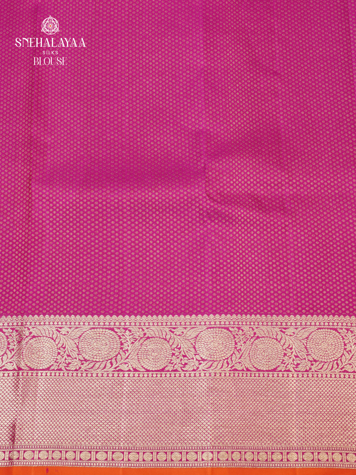Orange Kanjivaram Silk Saree
