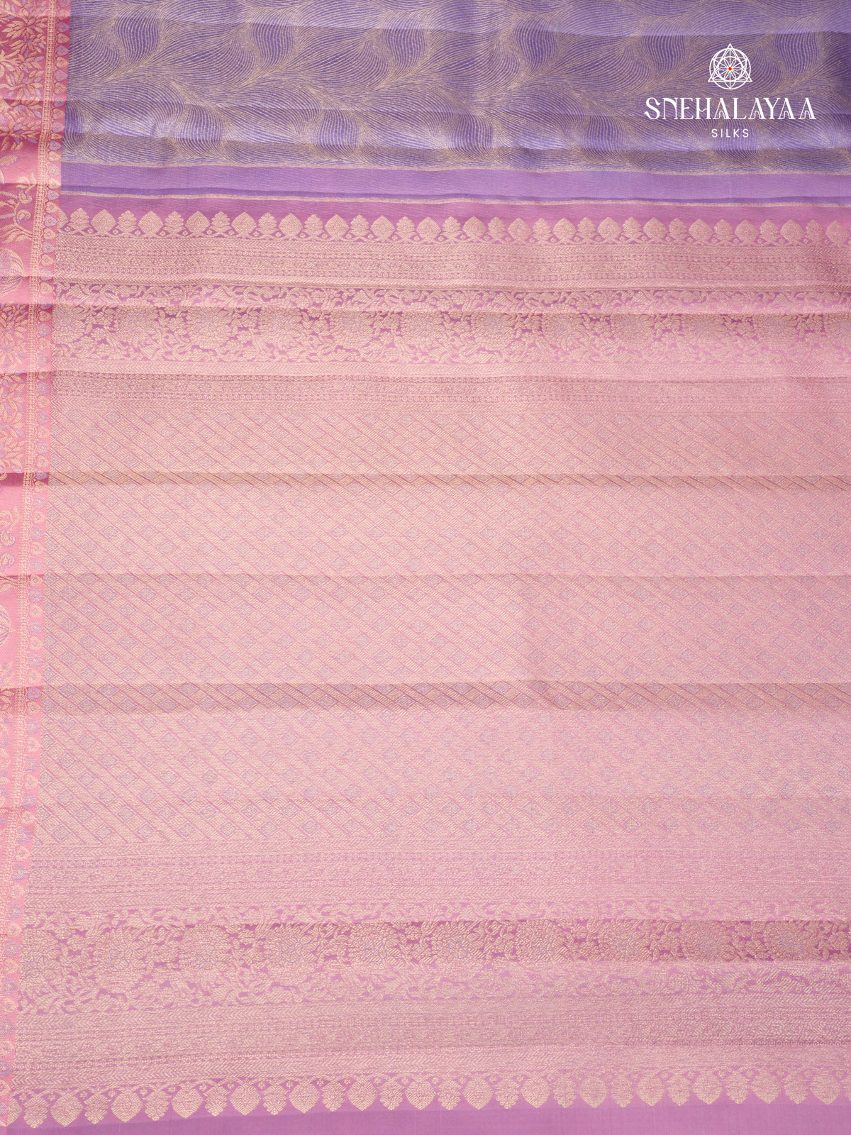 Lavender Kanjivaram Silk Saree