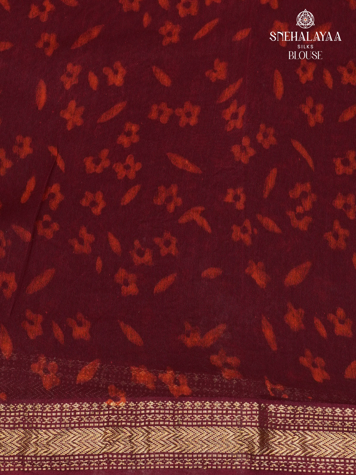 Maroon Chanderi Saree