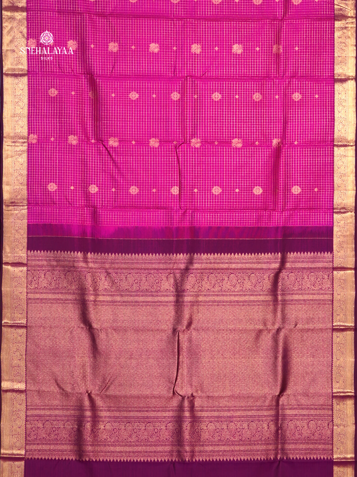 Magenta Kanjivaram Silk Saree