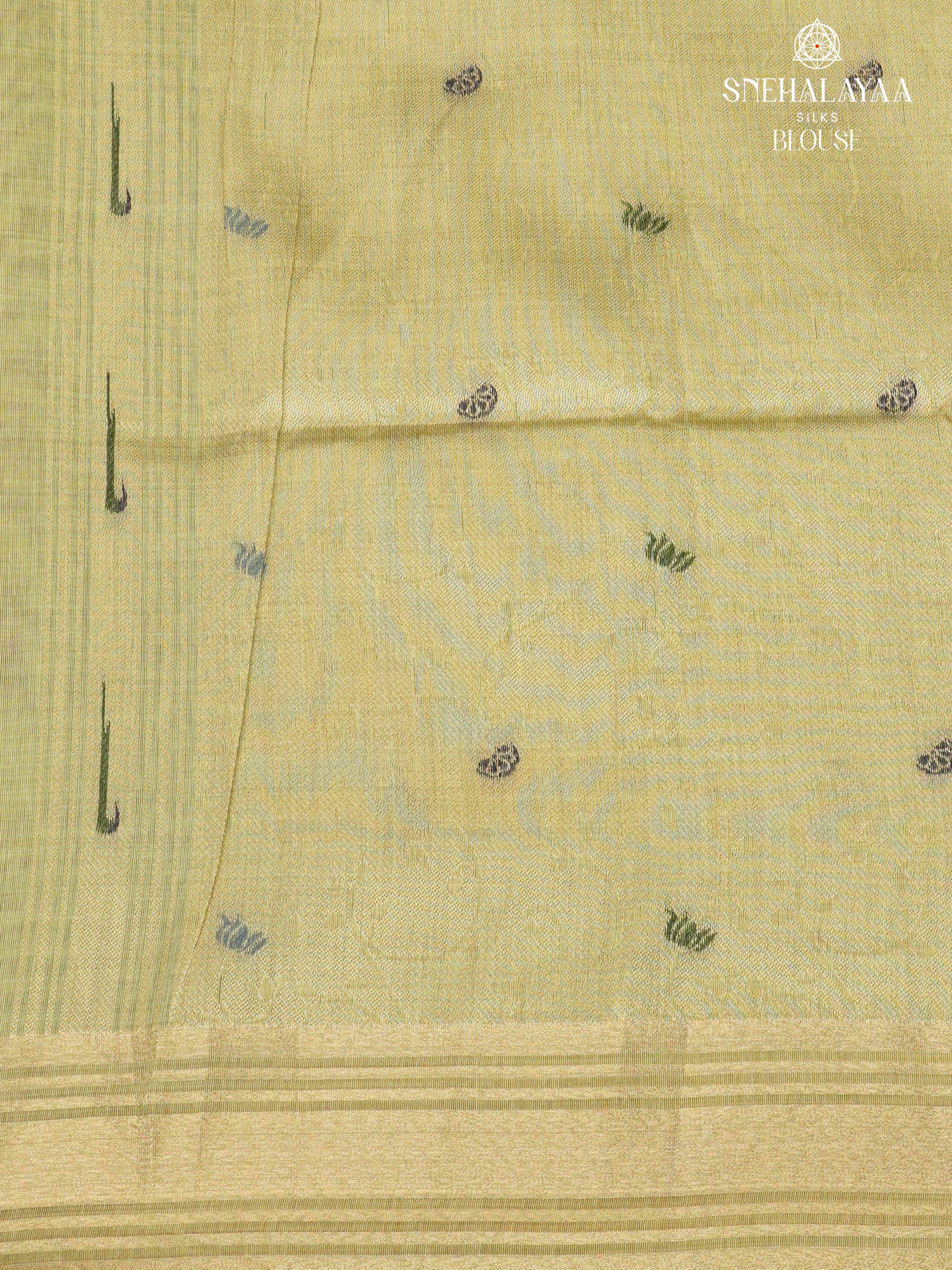 Olive Green Munga Cotton