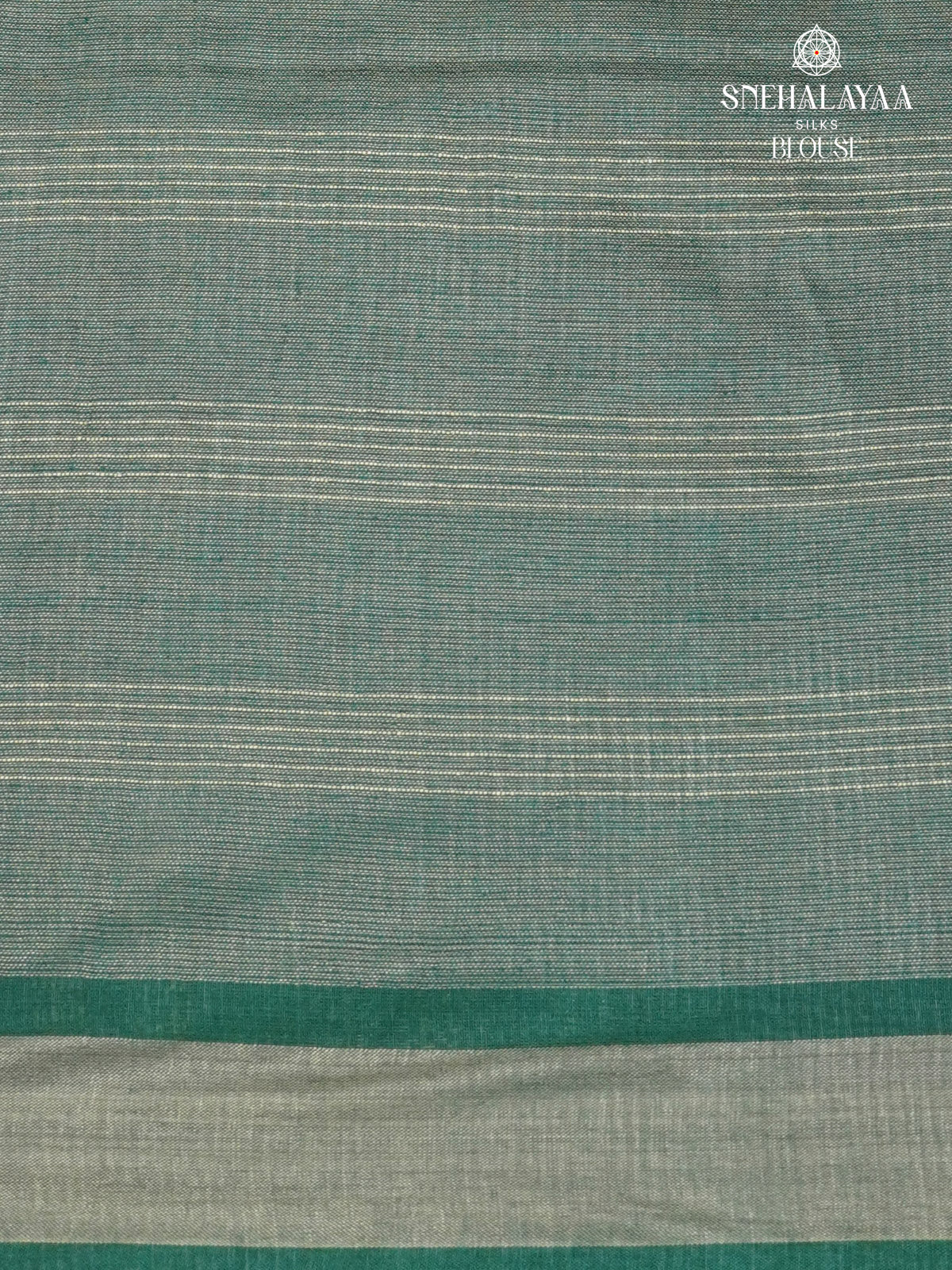 Emerald Green Bamboo Silk Saree