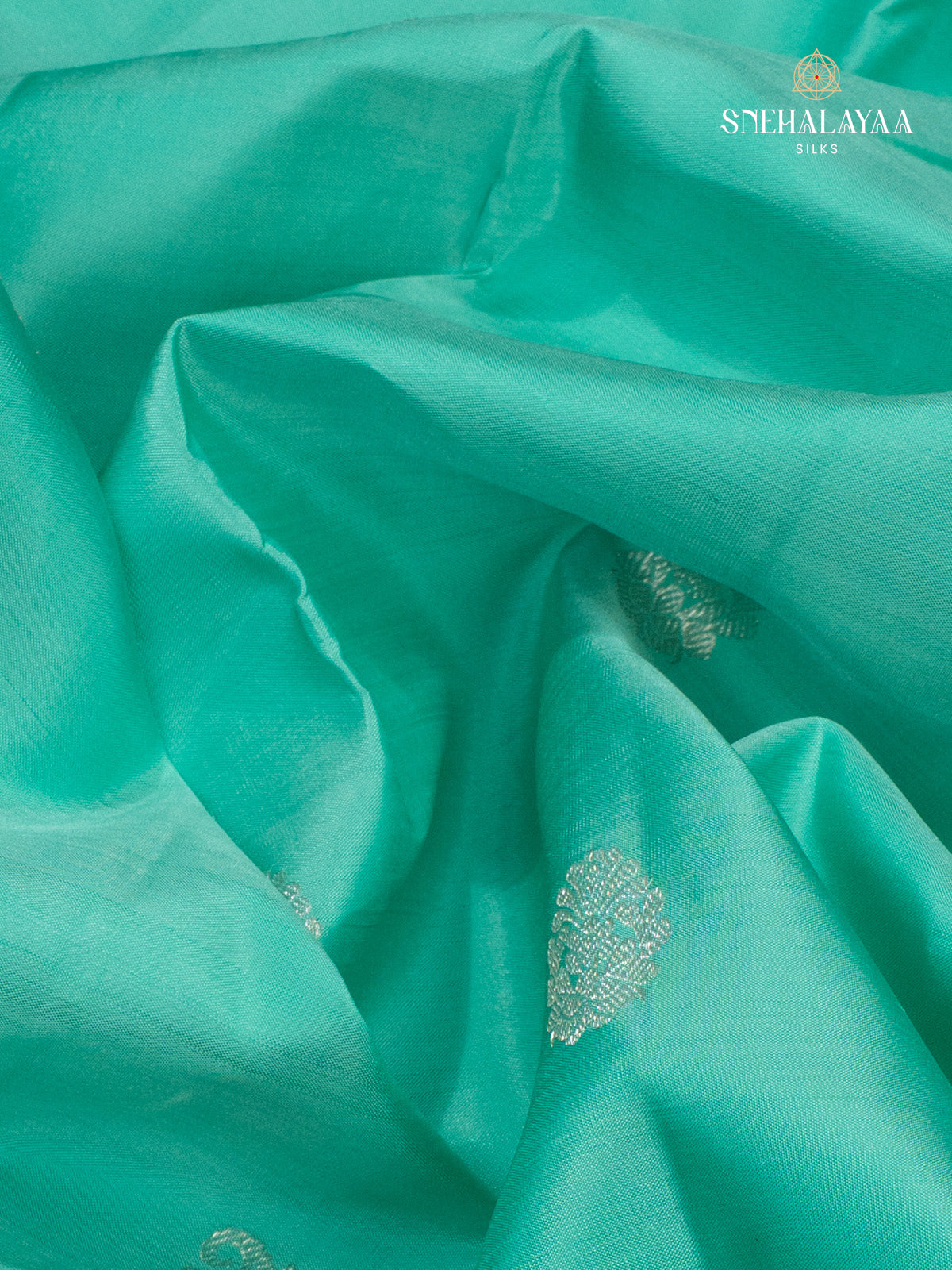 Teal Green Kanjivaram Silk Saree