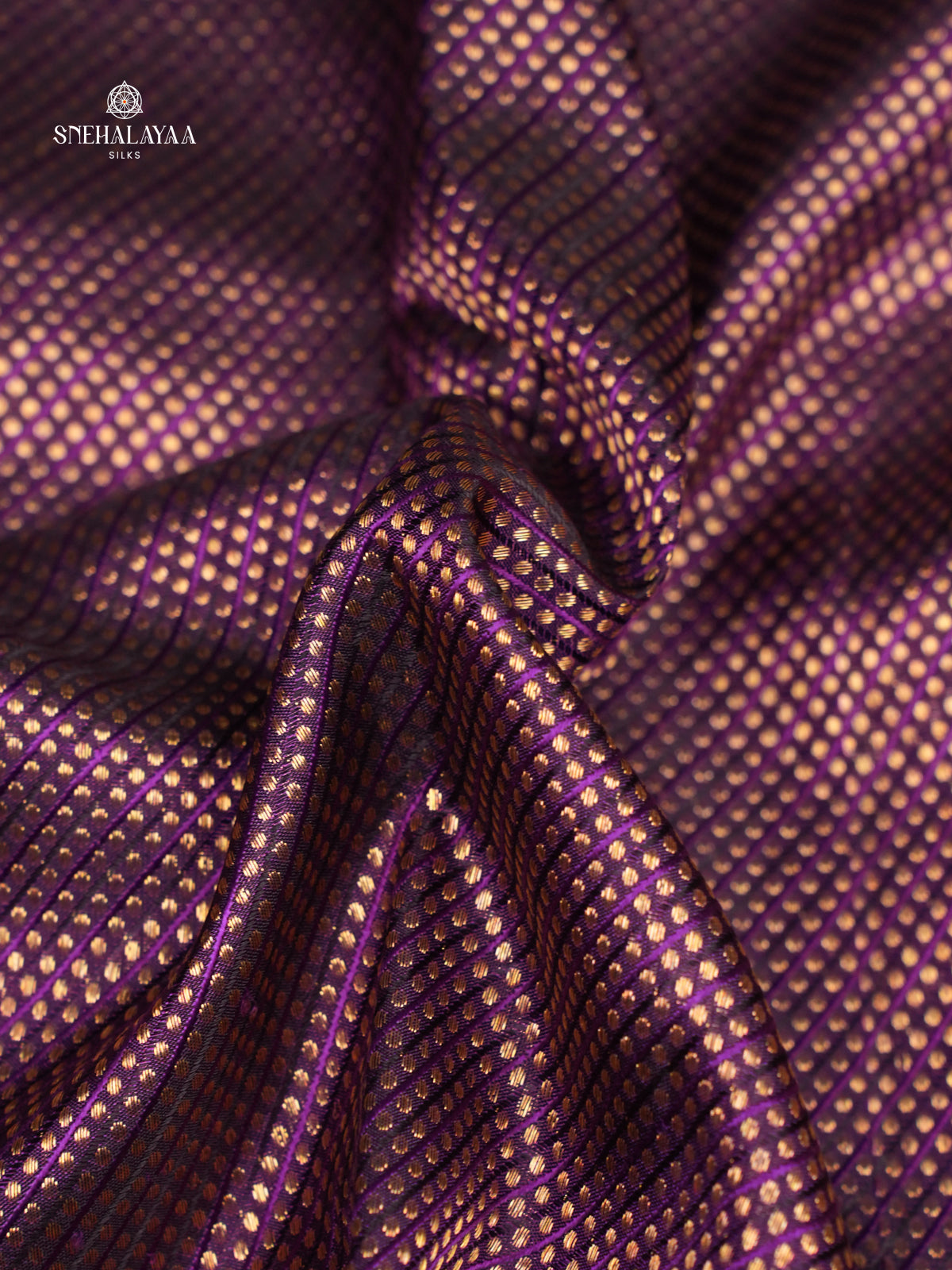 Purple Kanjivaram Silk Saree
