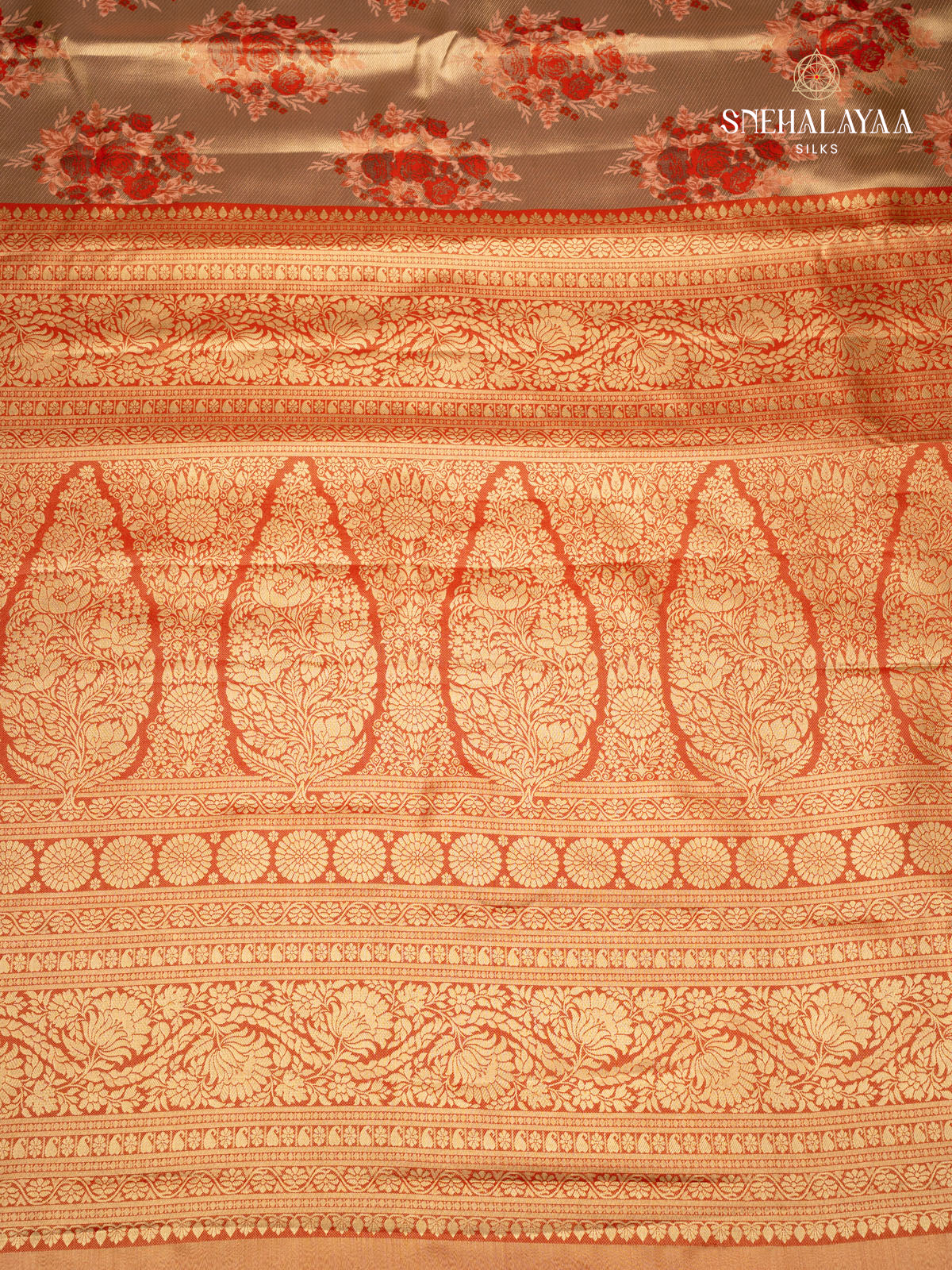 Red Art Silk Saree