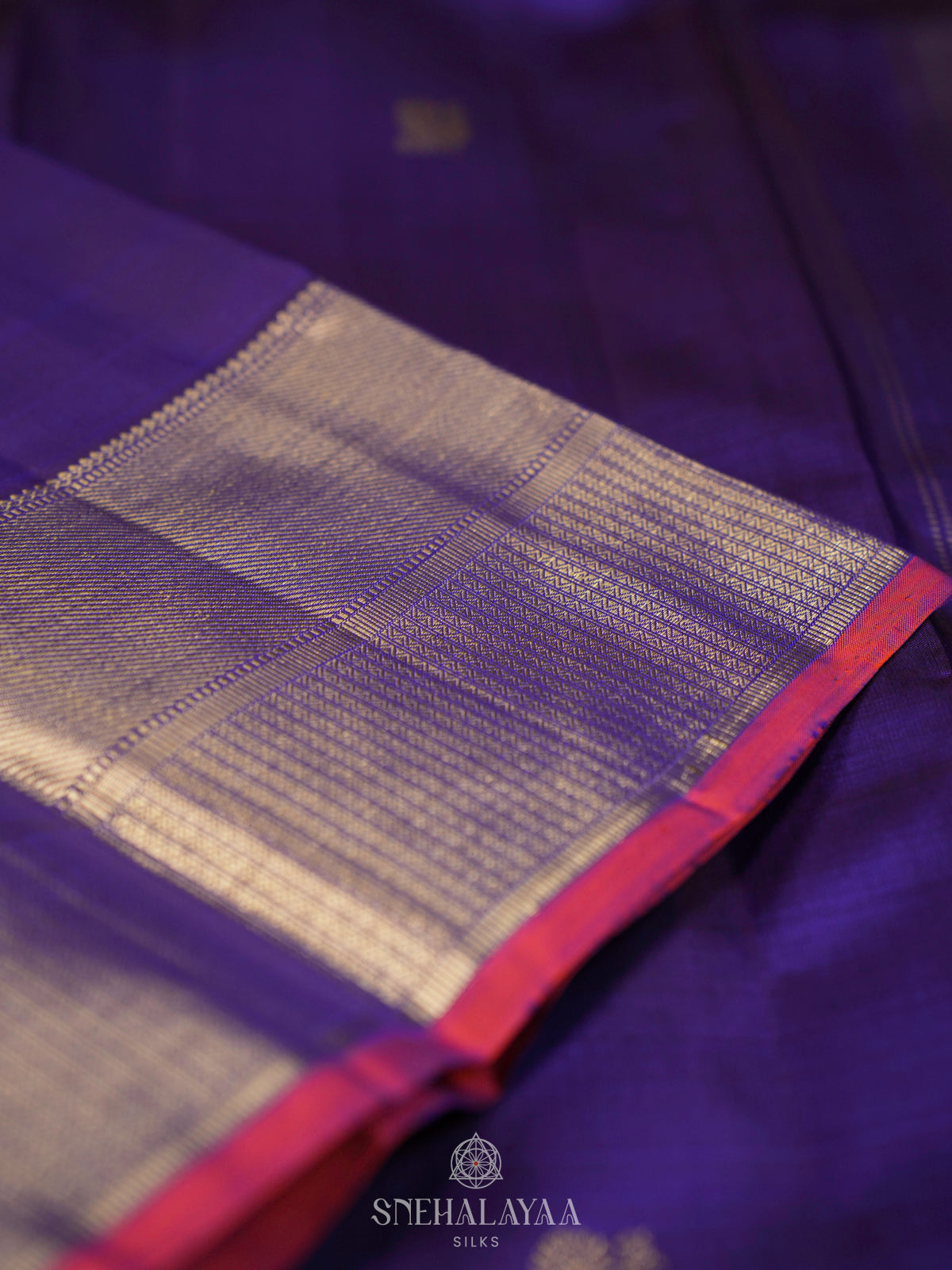 Purple Kanjivaram Silk Saree