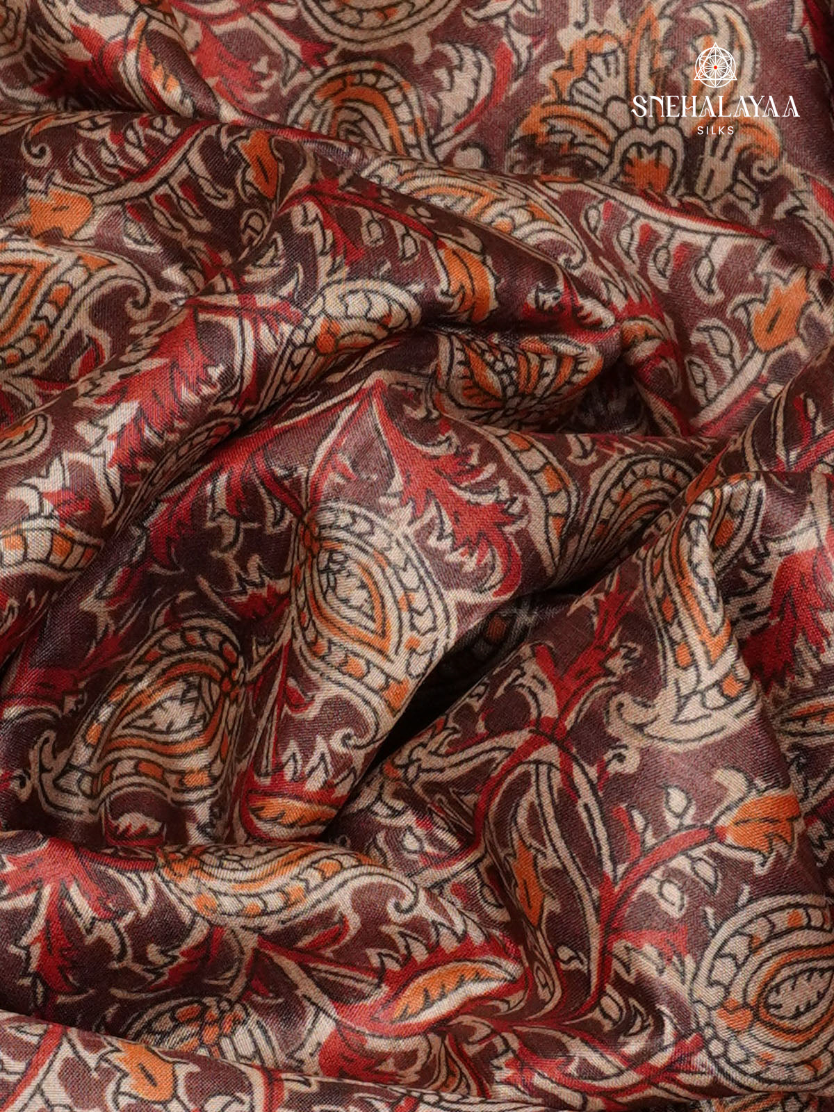 Brown Tussar Saree