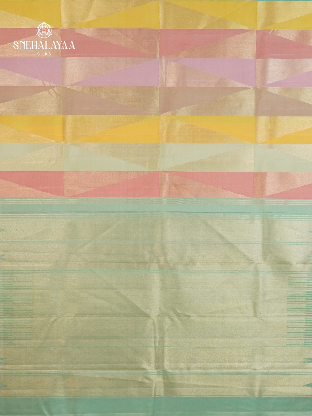 Multi Colour Kanjivaram Silk Saree