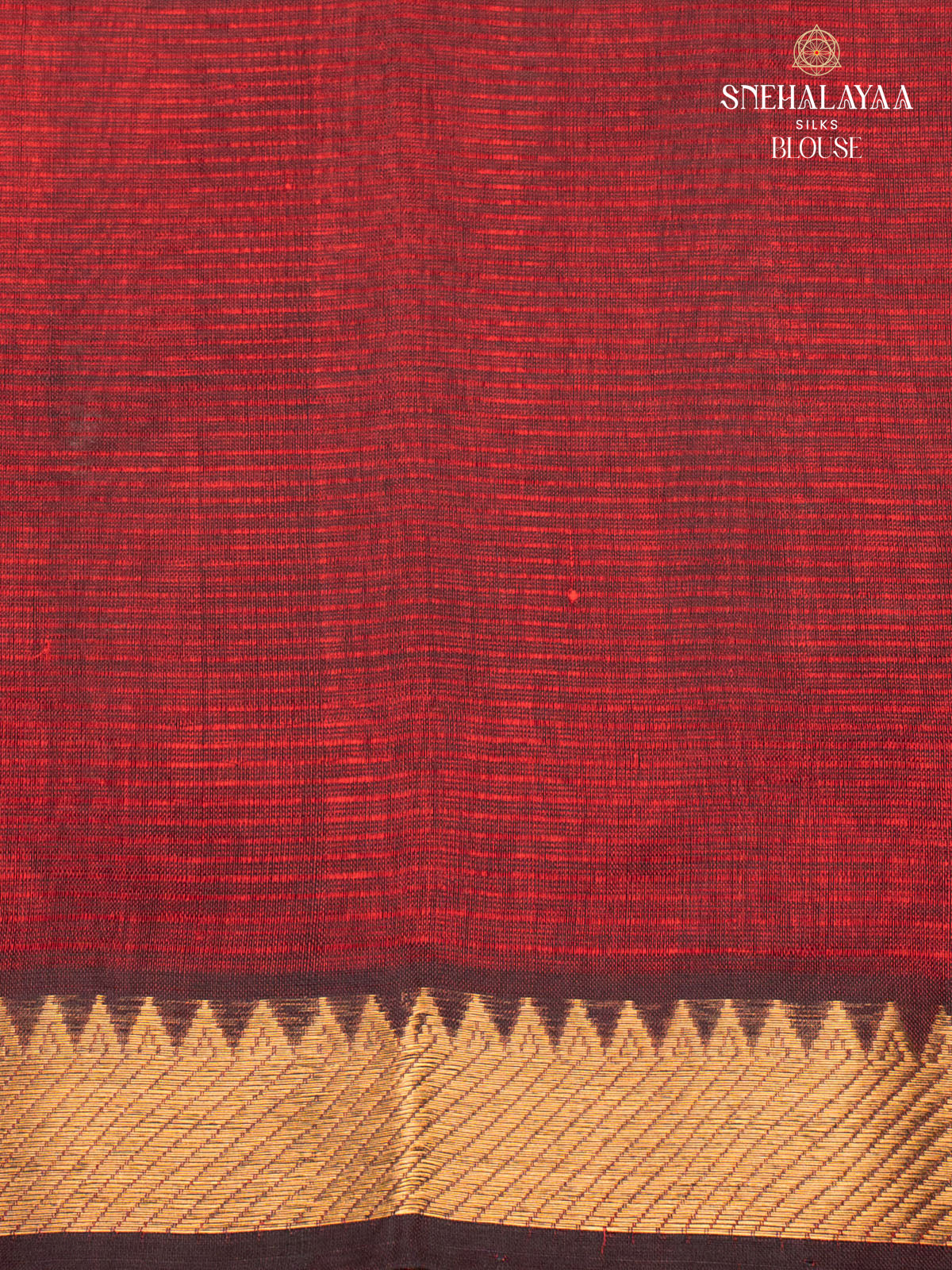 Maroon Mangalagiri Silk Cotton Saree
