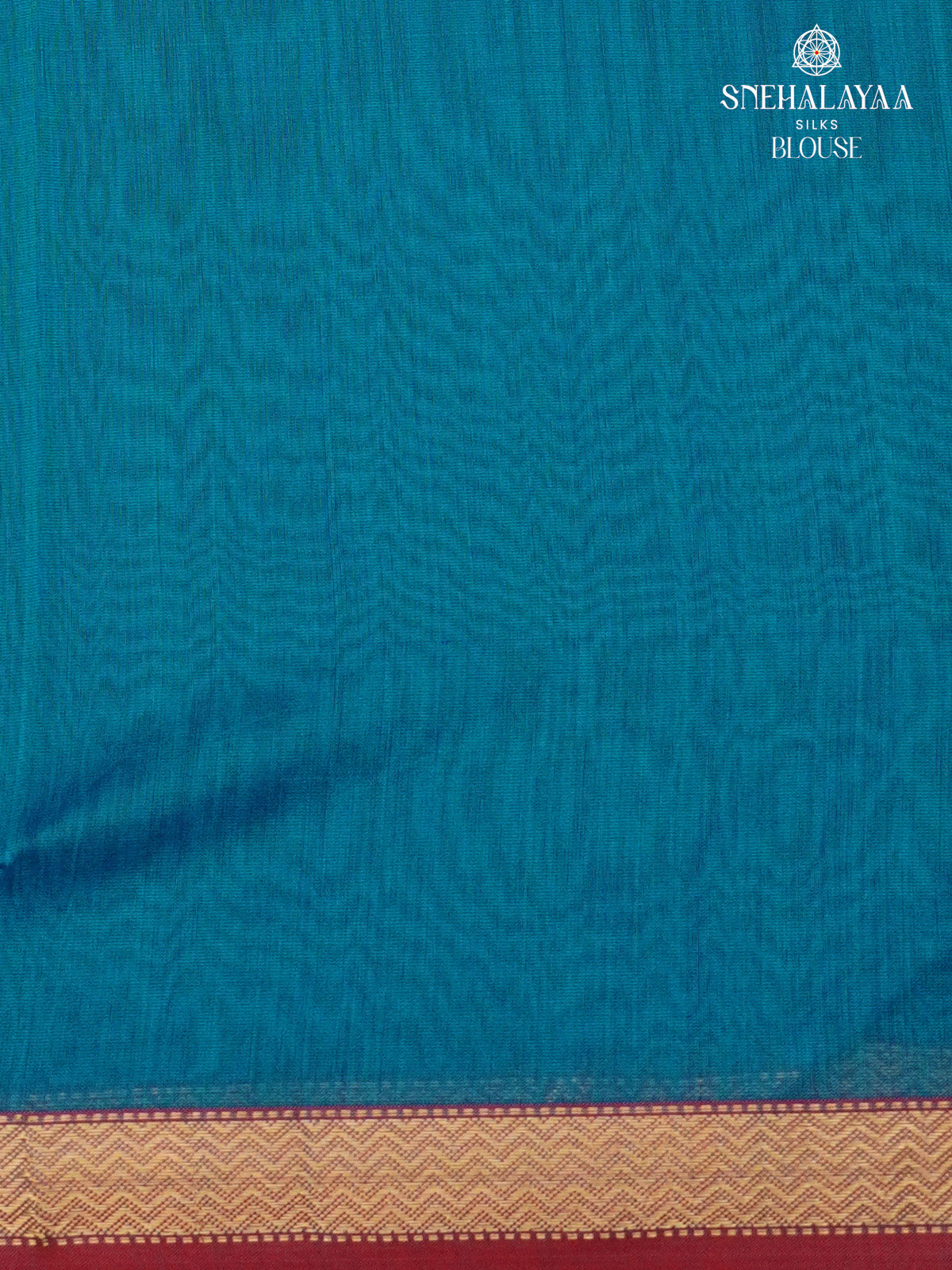 Sky Blue Maheshwari Silk Cotton Saree